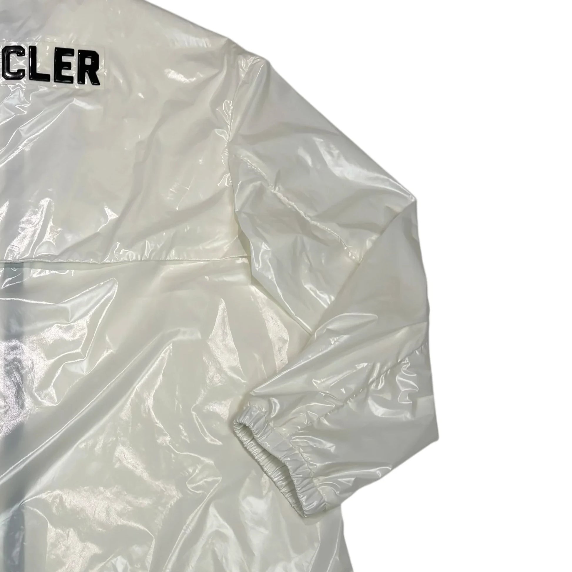 Moncler White Hooded Jacket