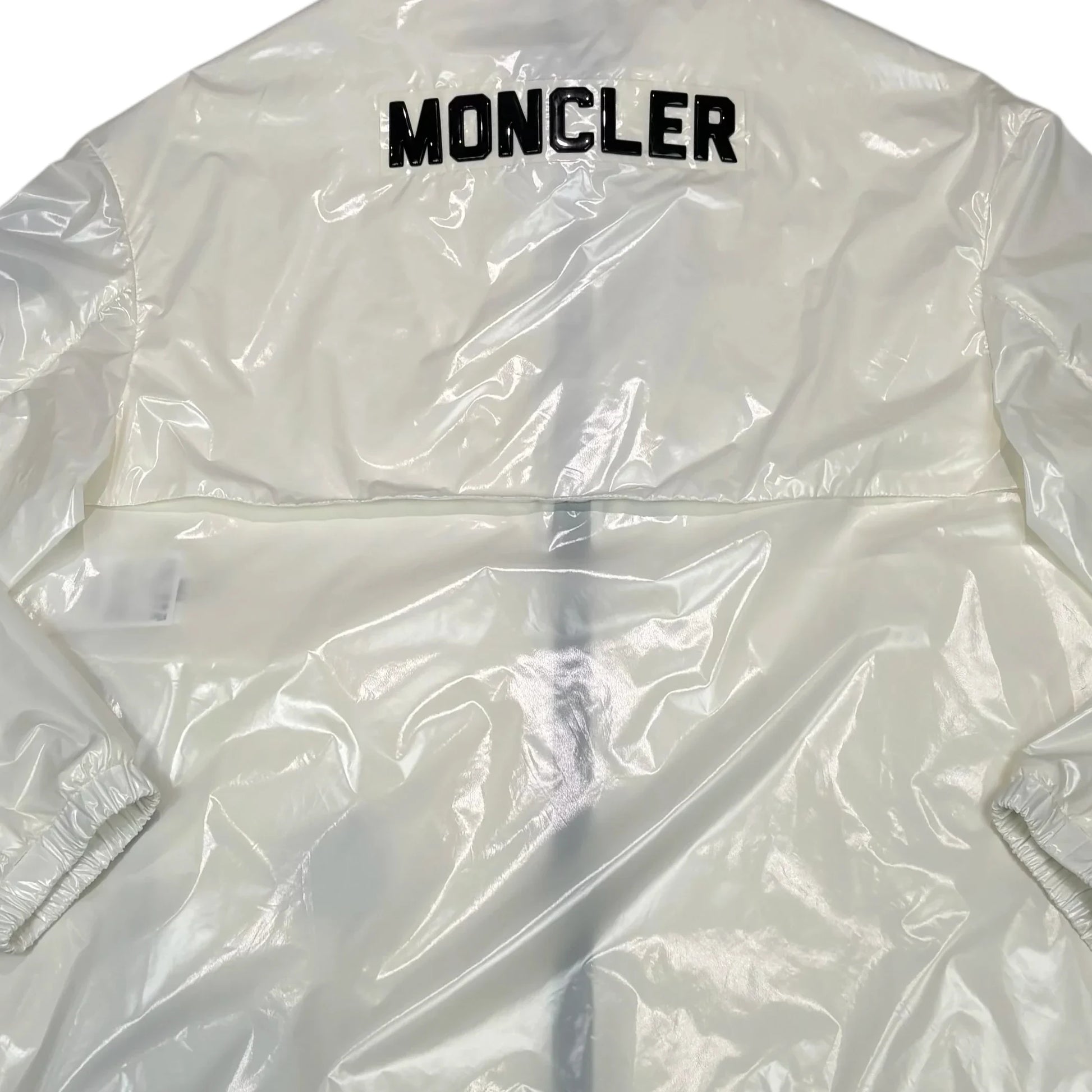 Moncler White Hooded Jacket