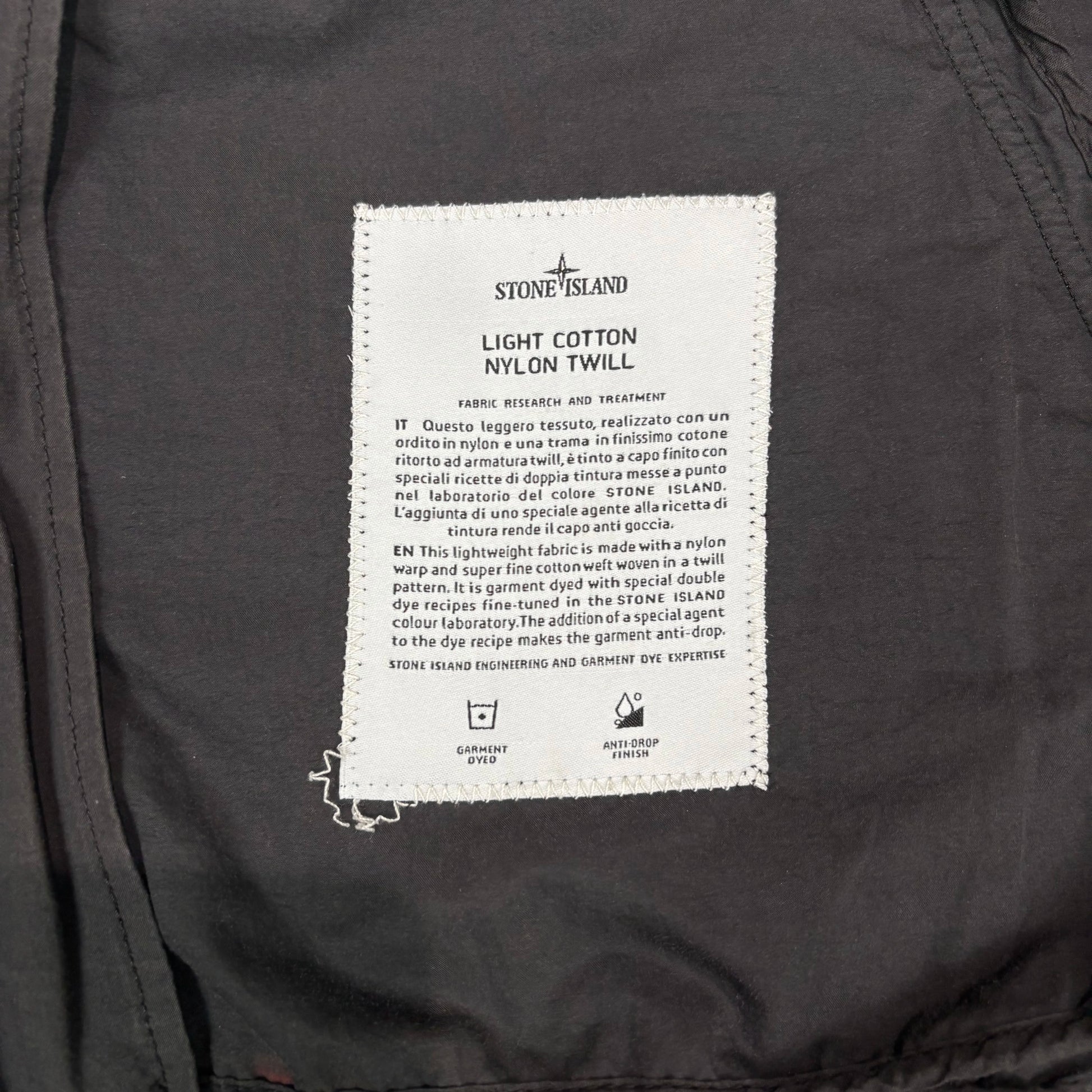Stone Island Grey Hooded Bomber Jacket
