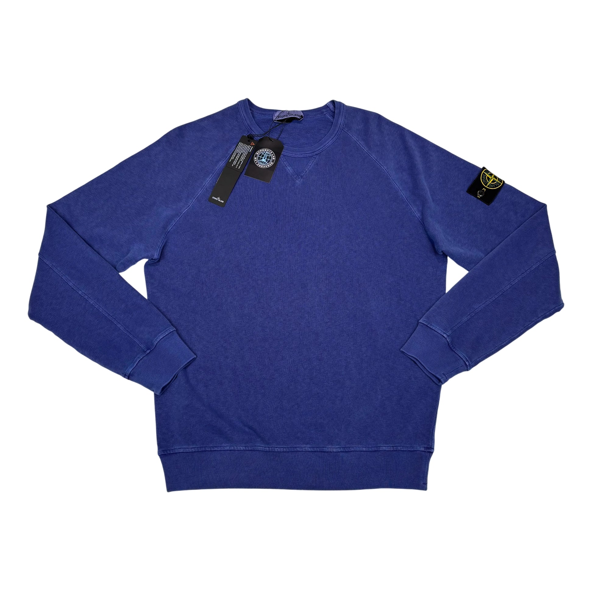 Stone Island Purple Crewneck Sweatshirt