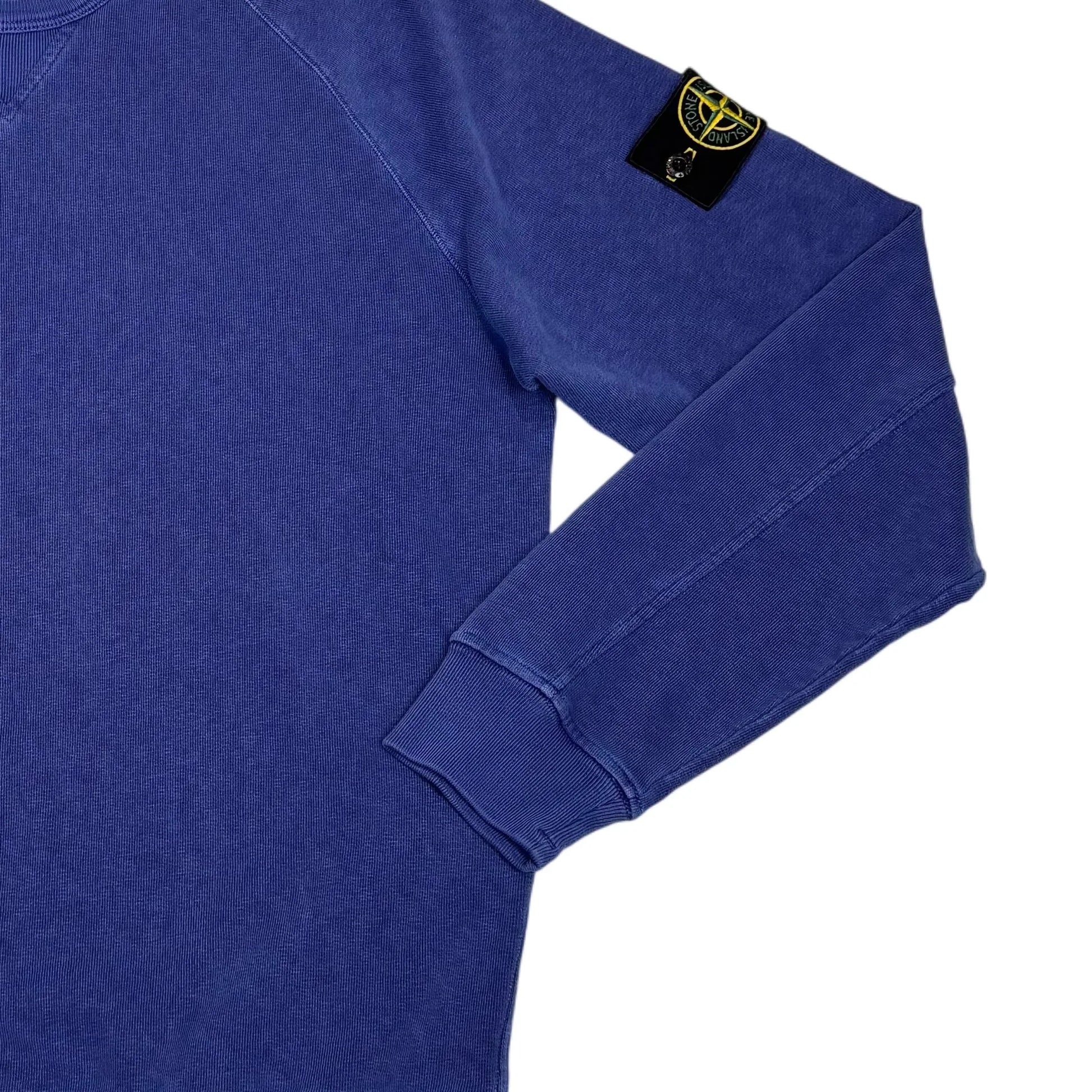 Stone Island Purple Crewneck Sweatshirt