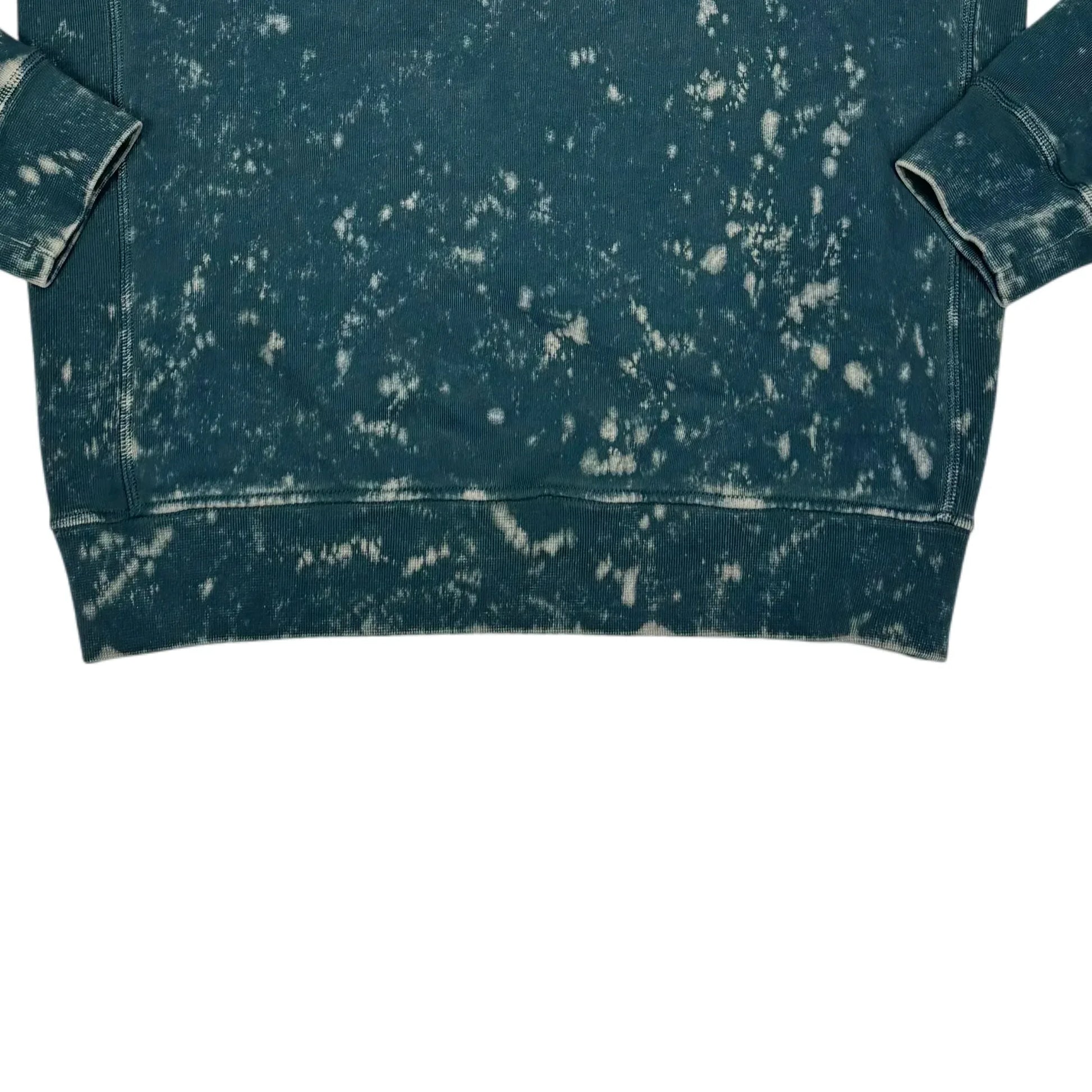Stone Island Blue Acid Wash Crewneck Sweatshirt