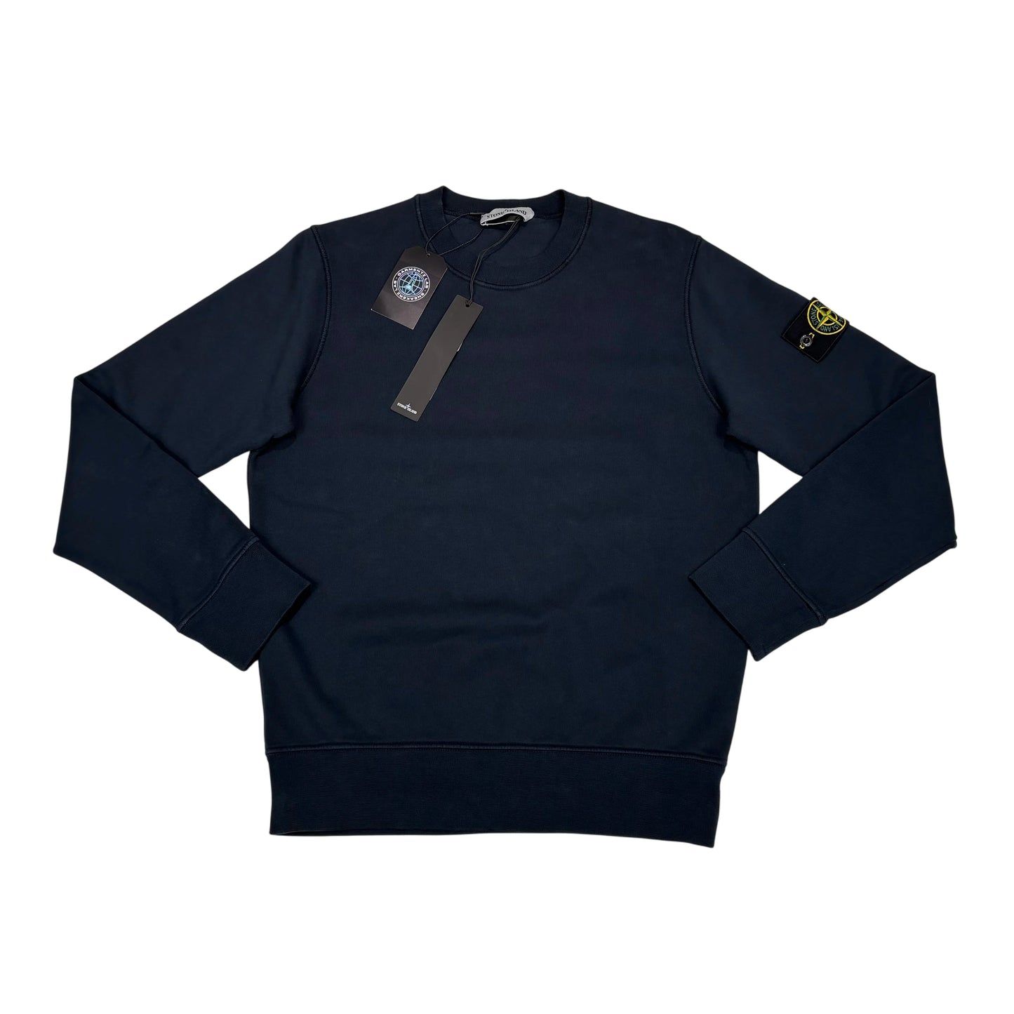 Stone Island Navy Crewneck Sweatshirt