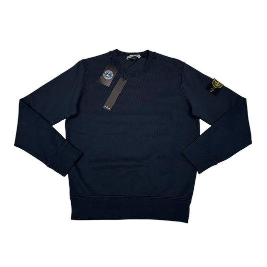 Stone Island Navy Crewneck Sweatshirt