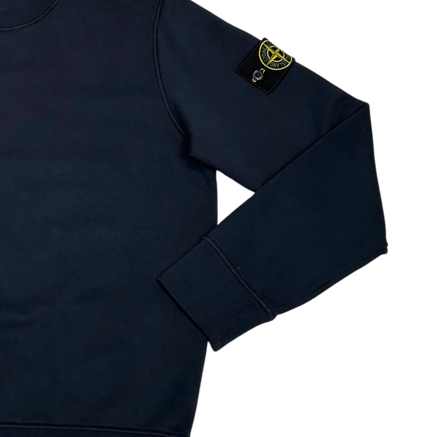 Stone Island Navy Crewneck Sweatshirt