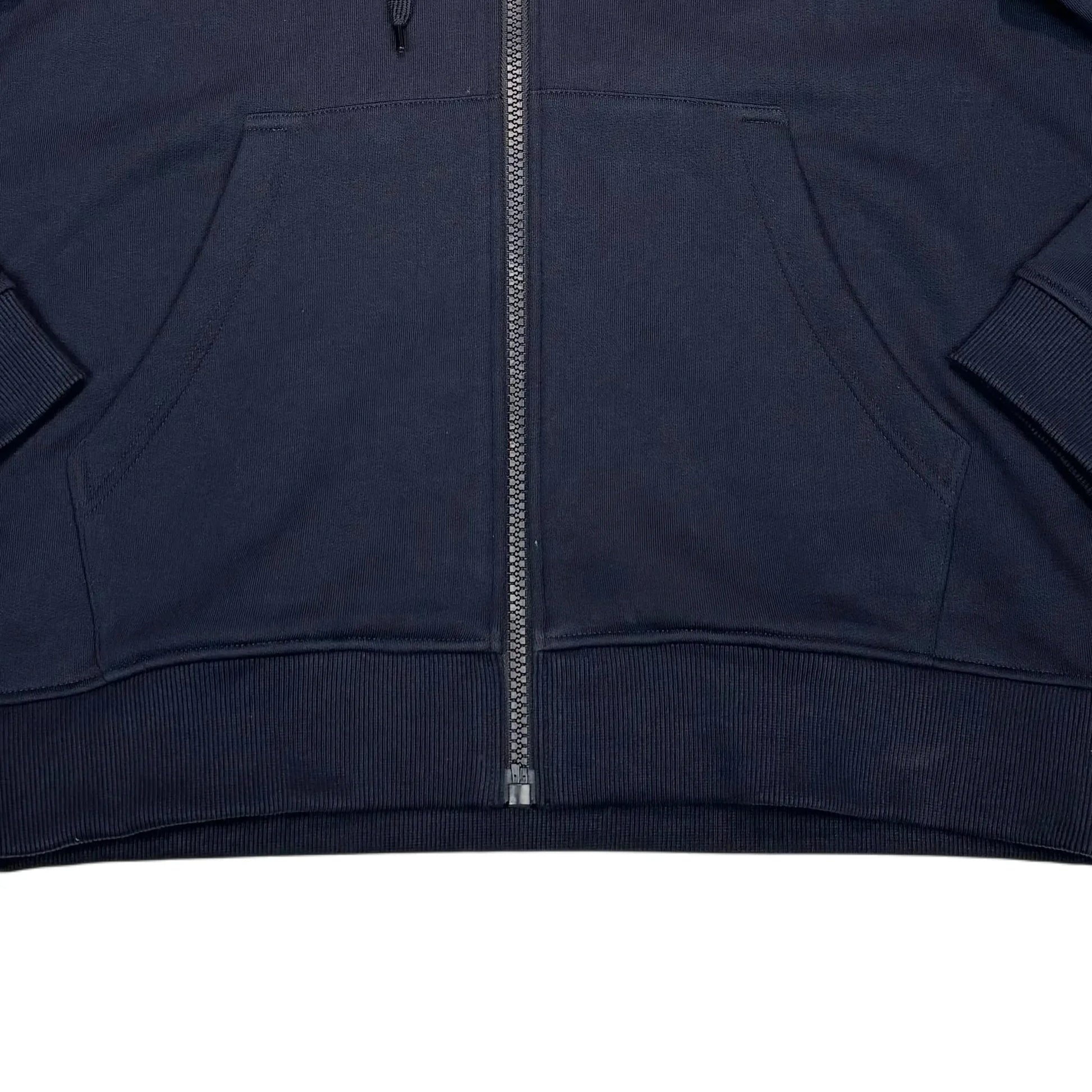 Burberry Navy Inside Check Zip Hoodie