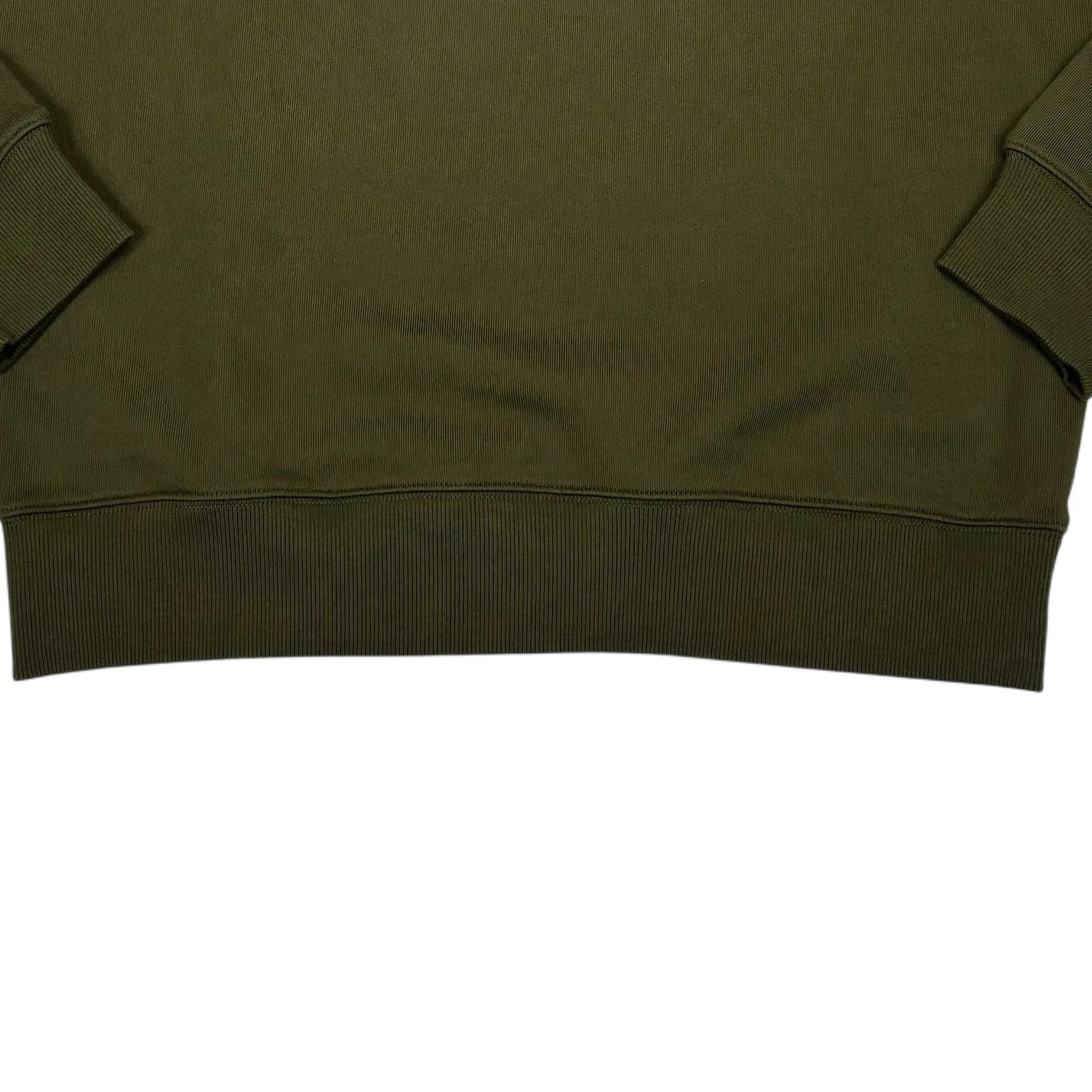C.p. Company Green Single Goggle Crewneck Jumper