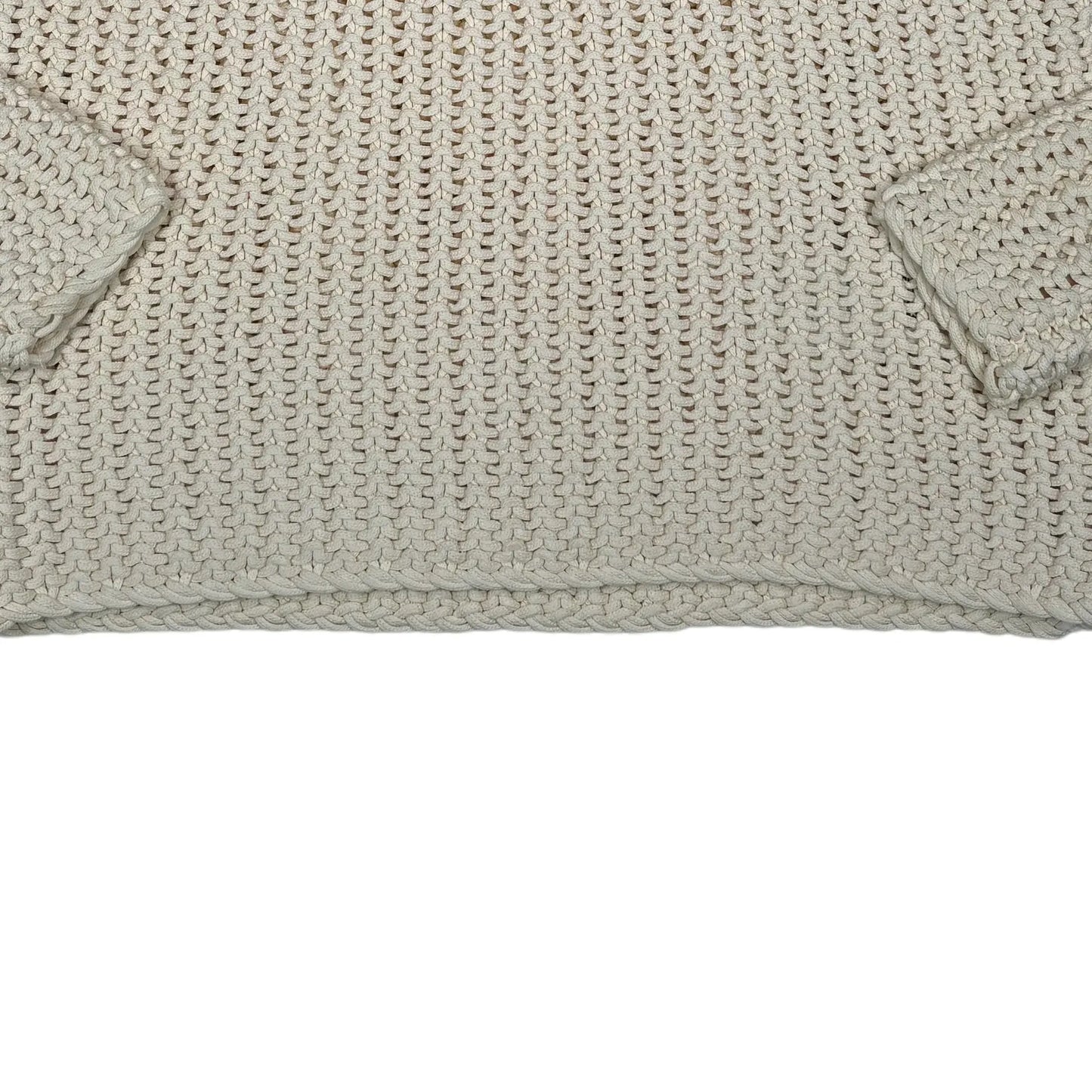 Stone Island White Knit Special Process UV Reactive Jumper Sweater