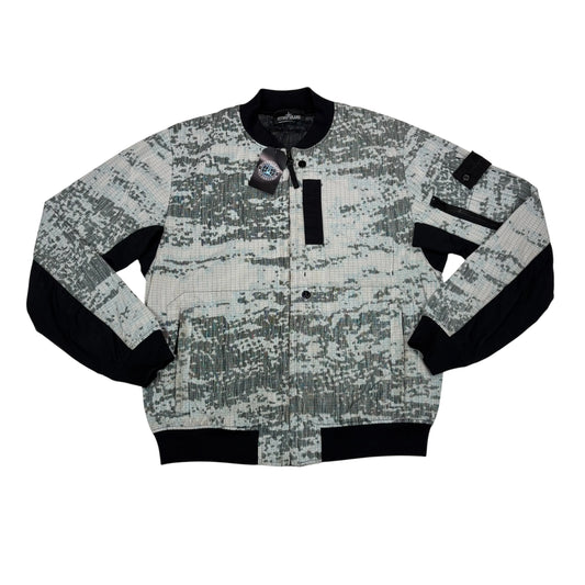 Stone Island Gray Shadow Project DPM Chime Bomber Jacket