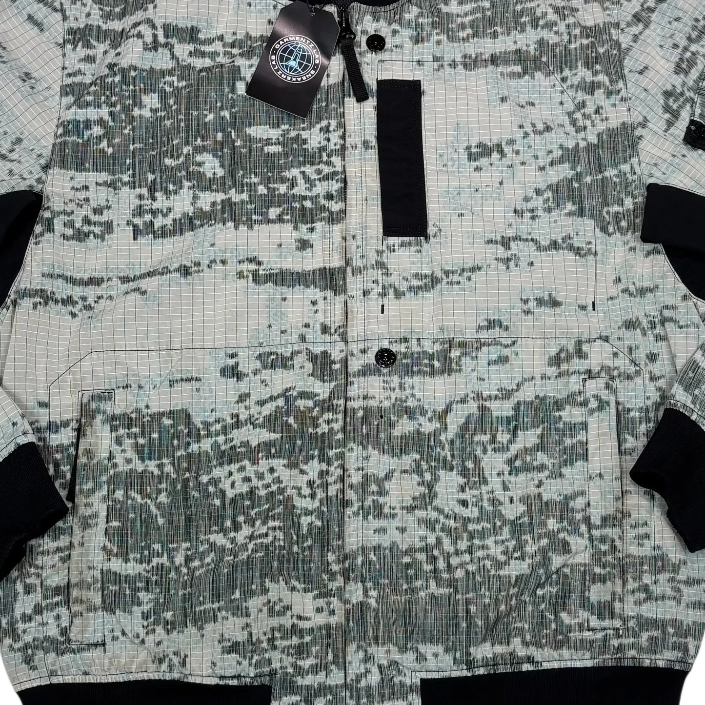 Stone Island Gray Shadow Project DPM Chime Bomber Jacket