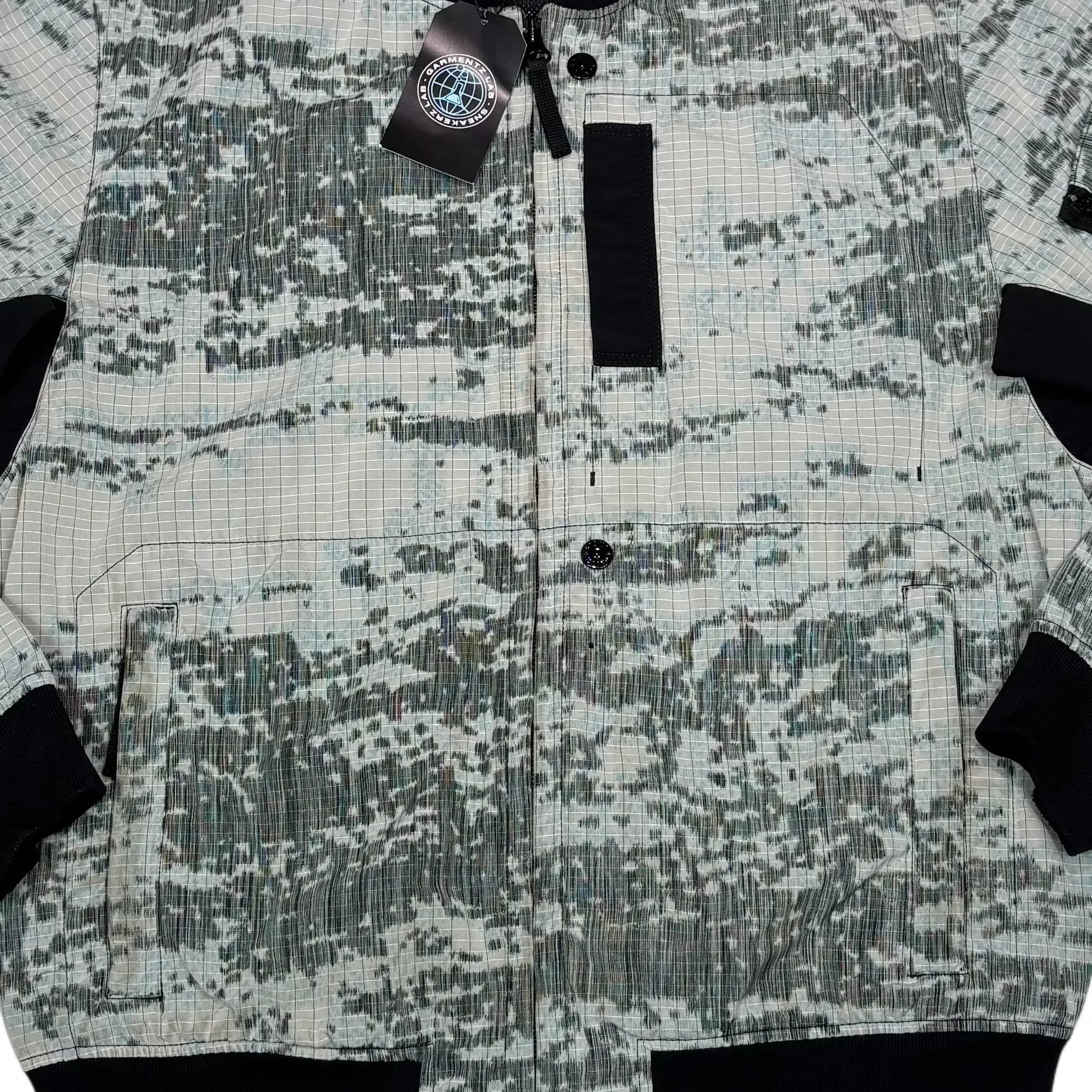 Stone Island Gray Shadow Project DPM Chime Bomber Jacket