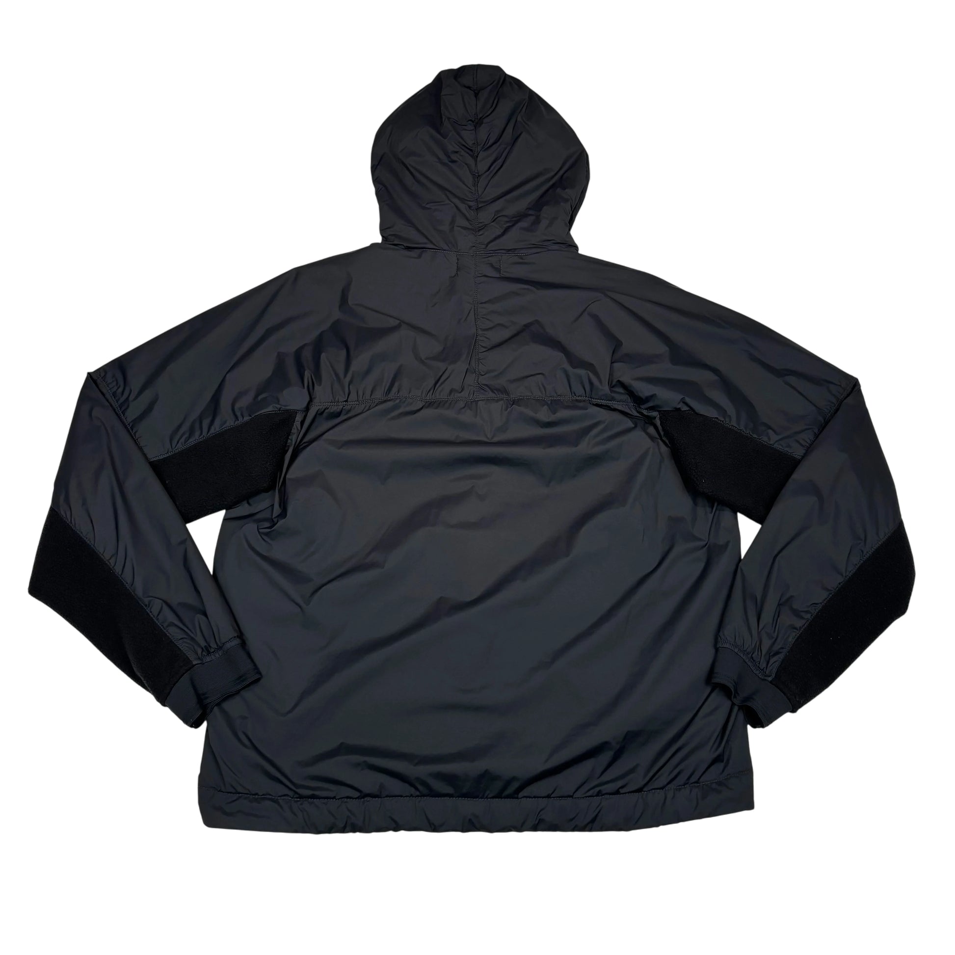 Stone Island Black Marina Logo Skin Touch Nylon-TC S.I. Stellina Hooded Jacket