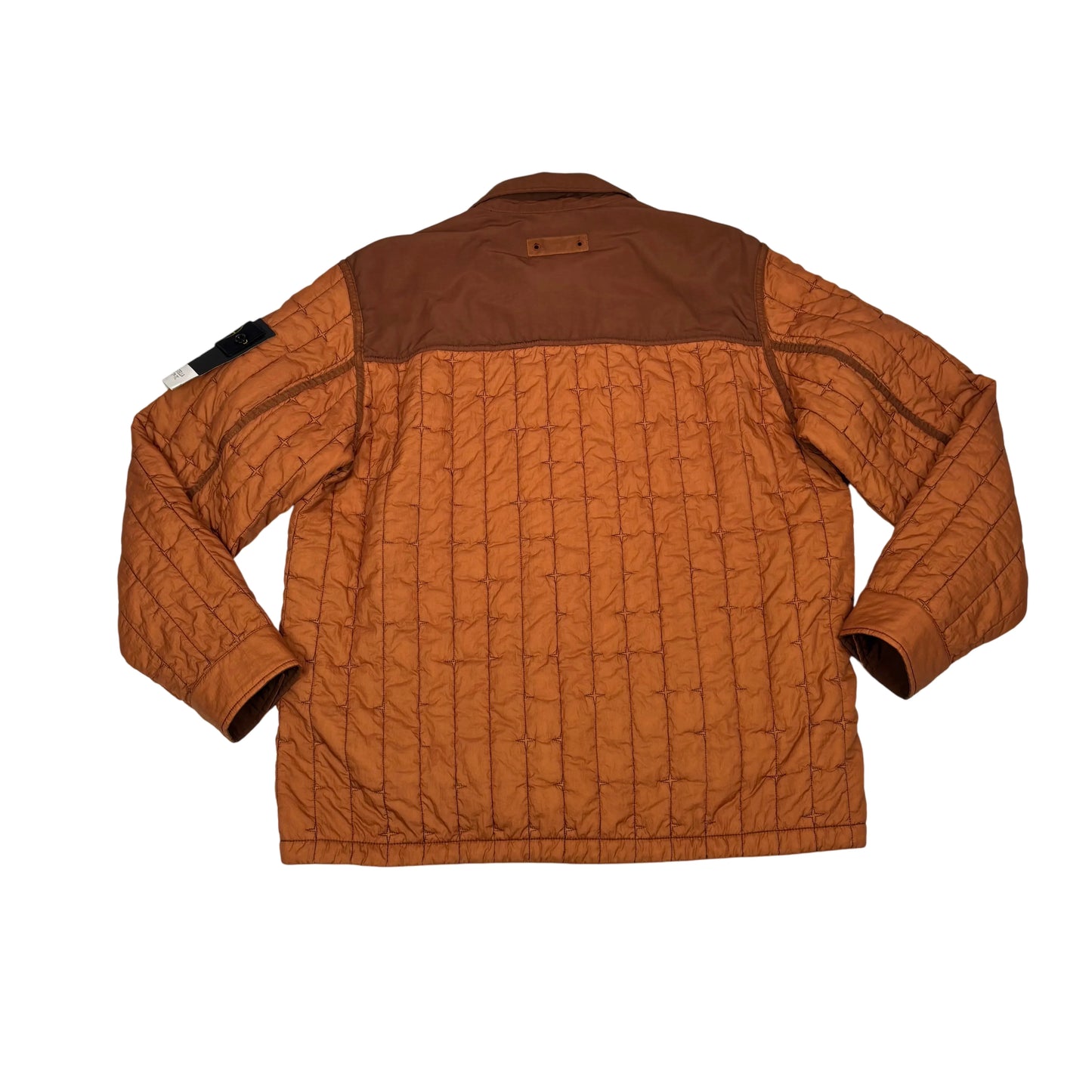 Stone Island Orange Quilted Nylon Stella Jacket