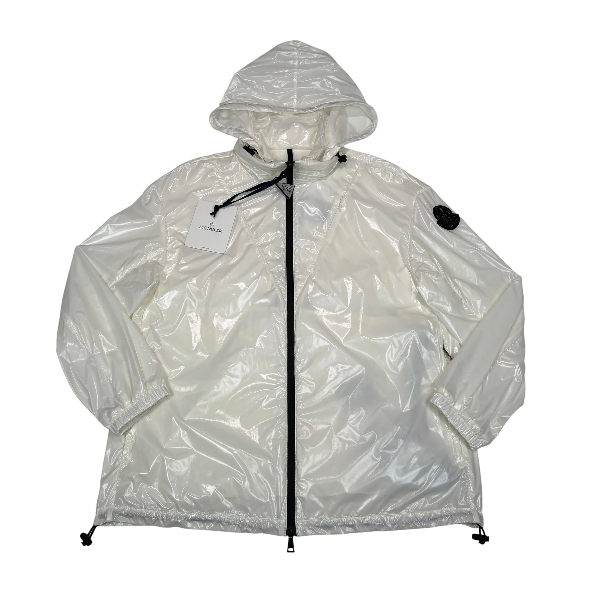 Moncler White Hooded Jacket