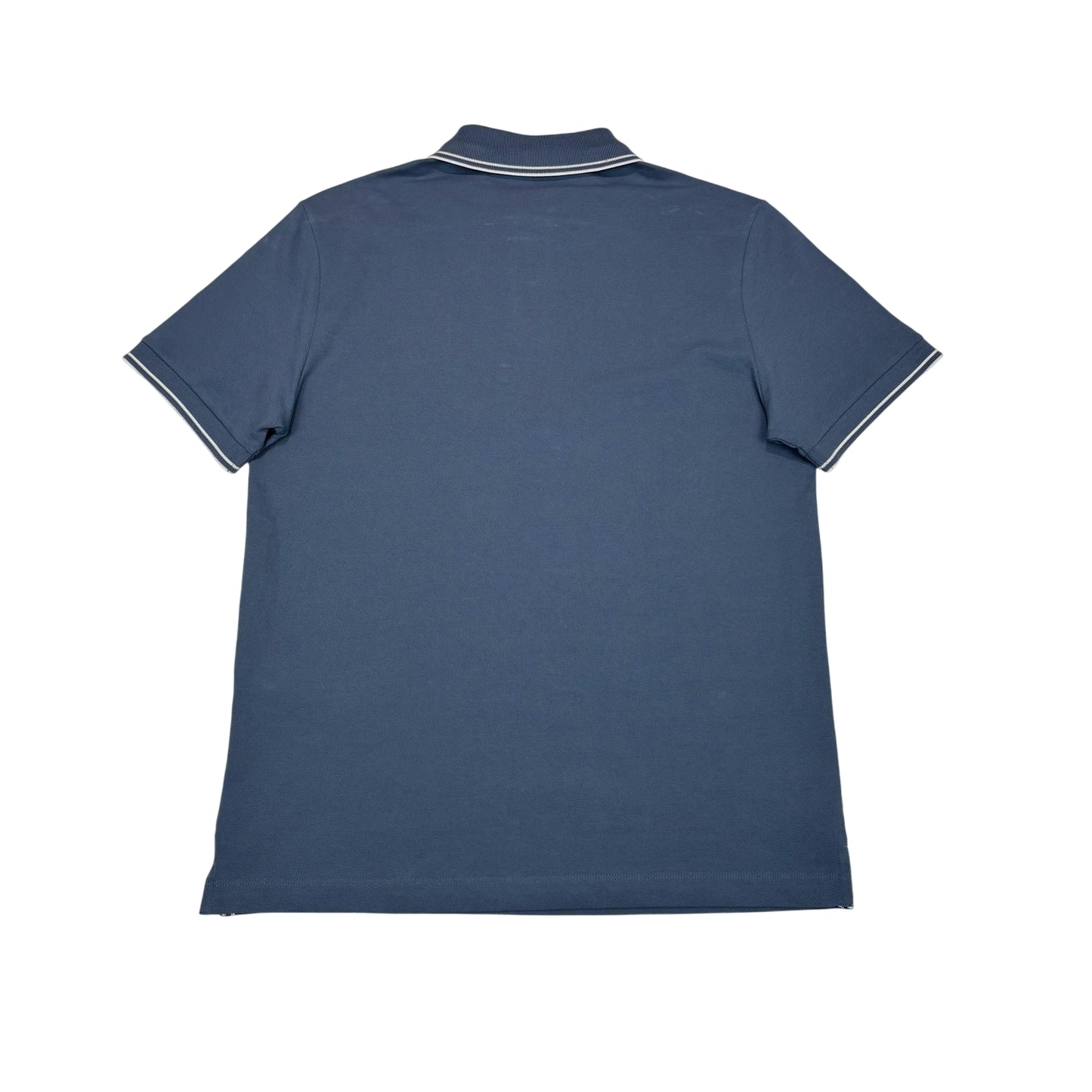 Stone Island Blue Patch Logo Polo Shirt