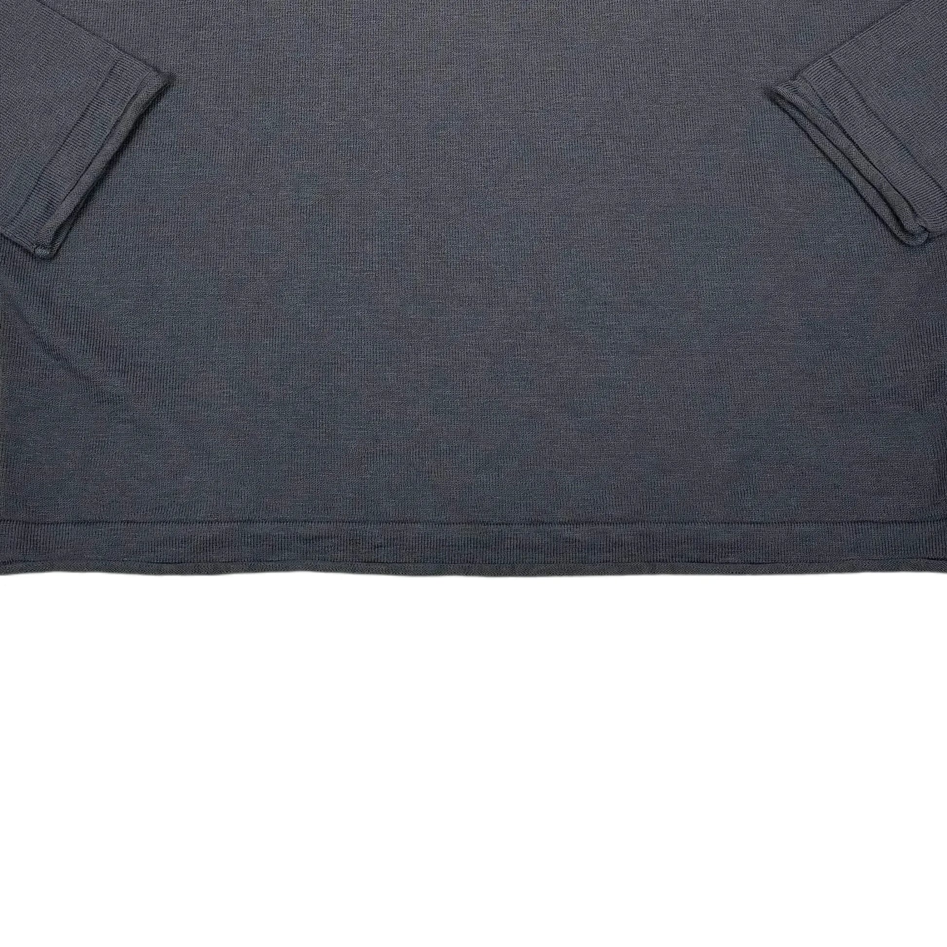 Stone Island Grey Compass Patch Crewneck Jumper