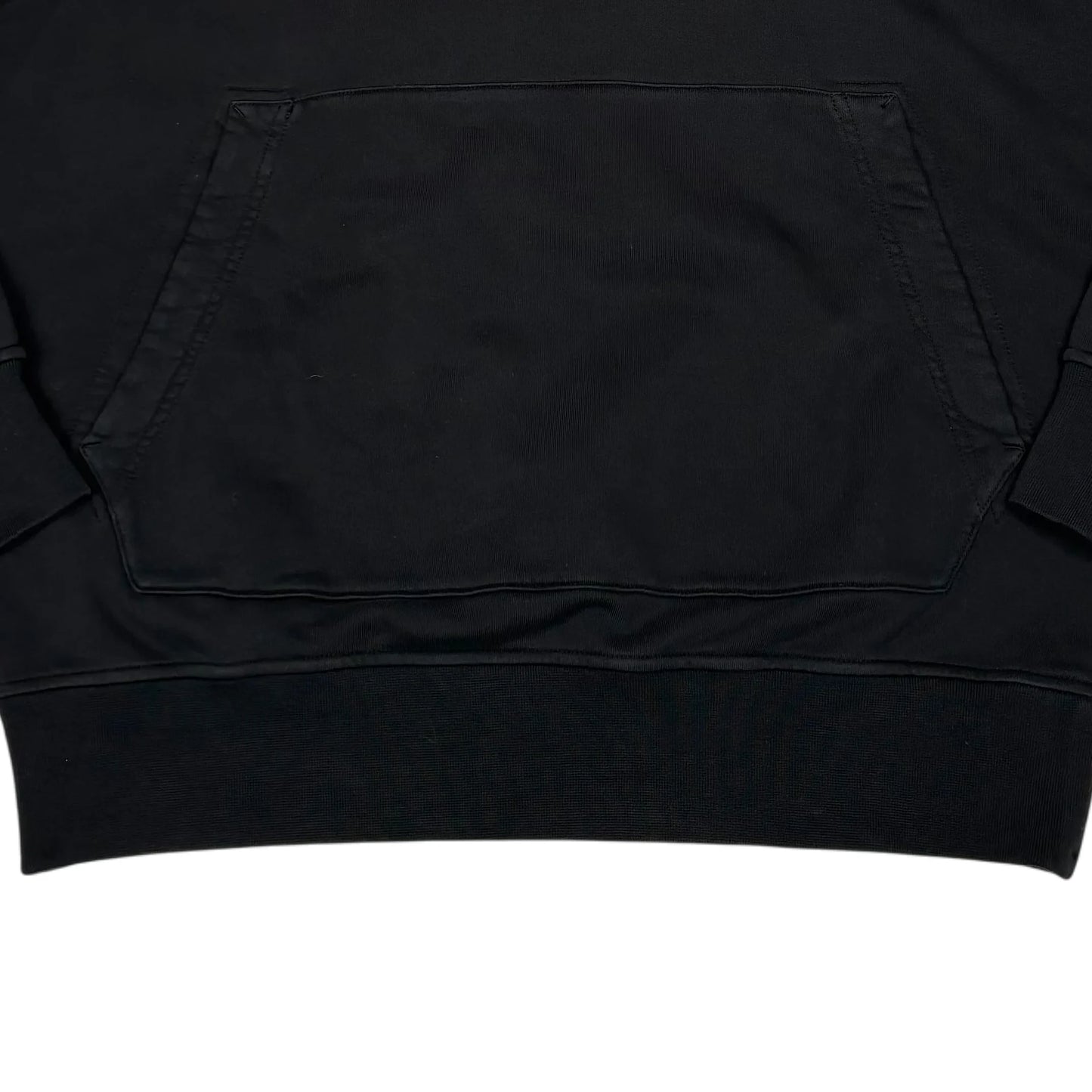 Stone Island Black Compass Patch Hoodie