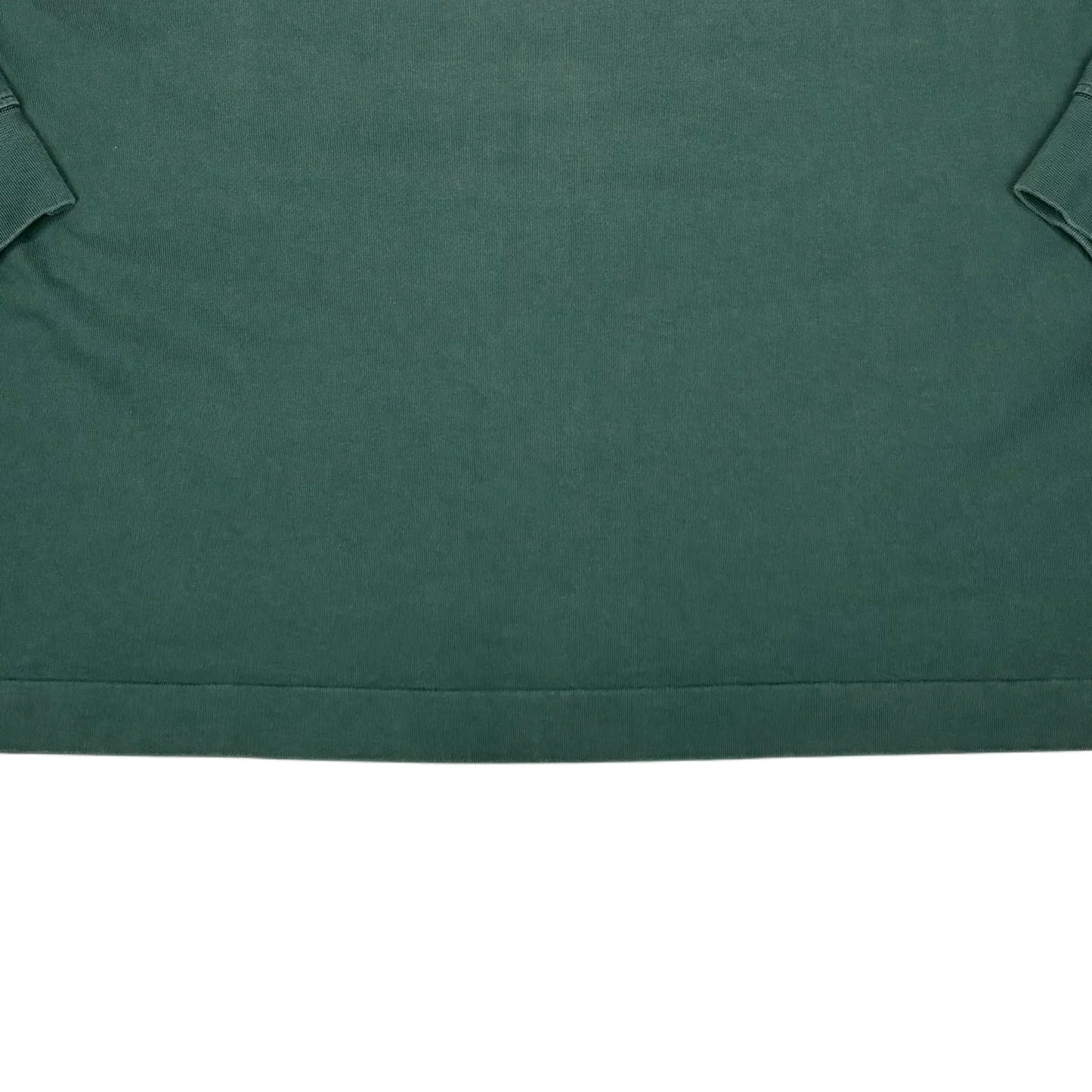 Stone Island Green Compass Patch Crewneck Lightweight Jumper