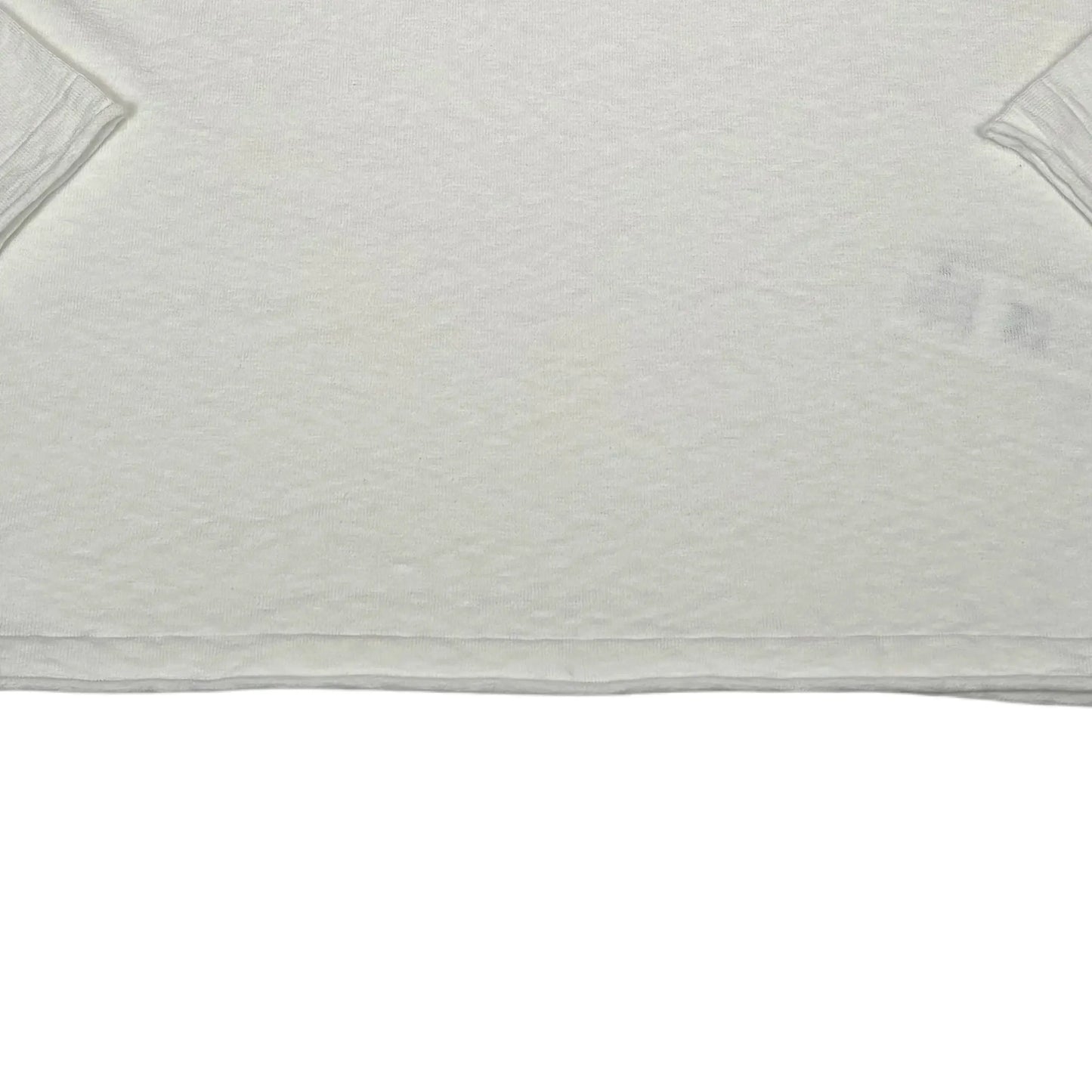 Stone Island White Compass Patch Crewneck Jumper
