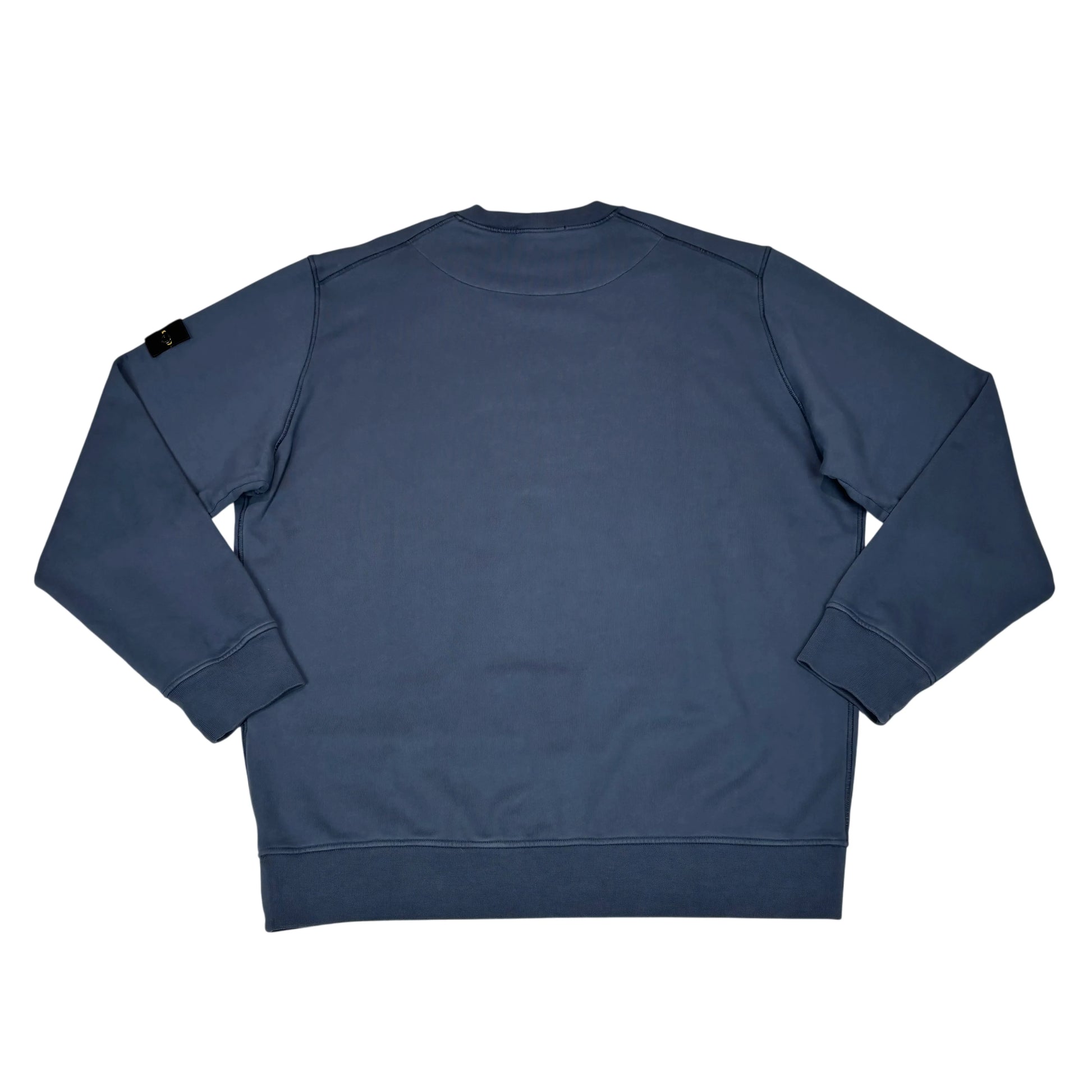 Stone Island Navy Blue Compass Patch Crewneck Jumper