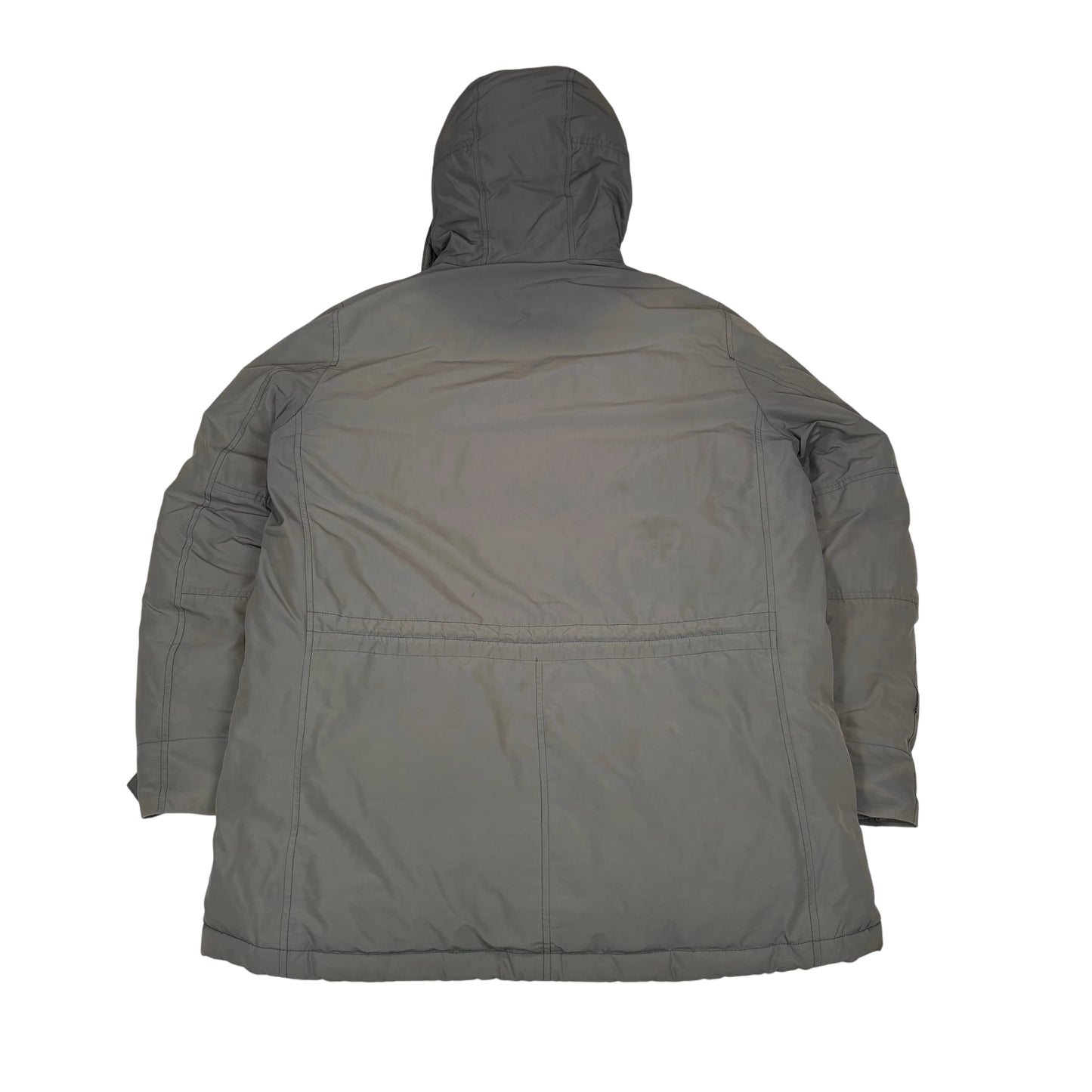 Stone Island Grey Micro Reps Down Parka Jacket