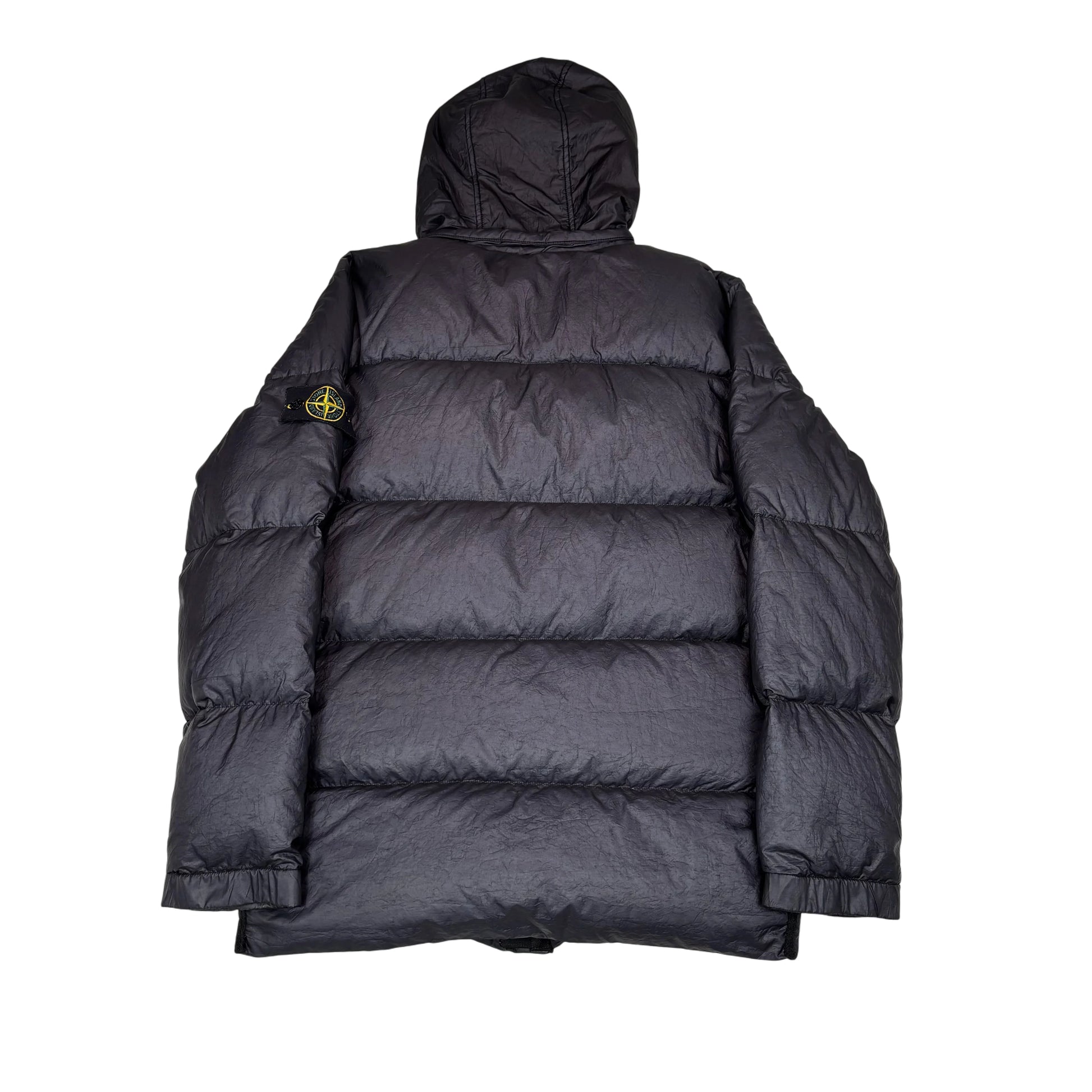 Stone Island Navy Blue Goose Down Puffer Jacket