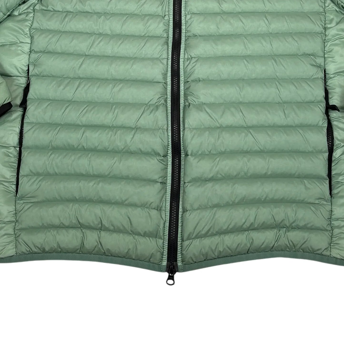 Stone Island Green Loom Woven Chambers R-Nylon Down-TC Puffer Jacket