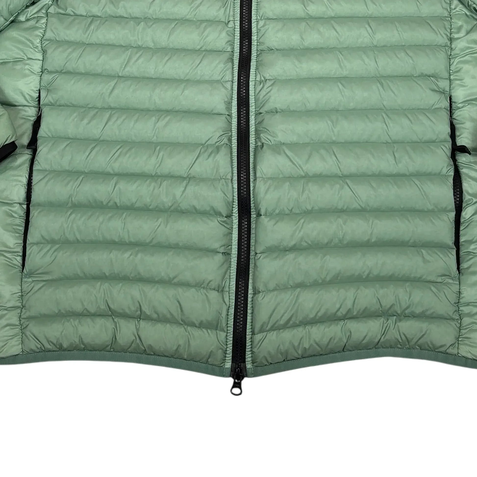 Stone Island Green Loom Woven Chambers R-Nylon Down-TC Puffer Jacket