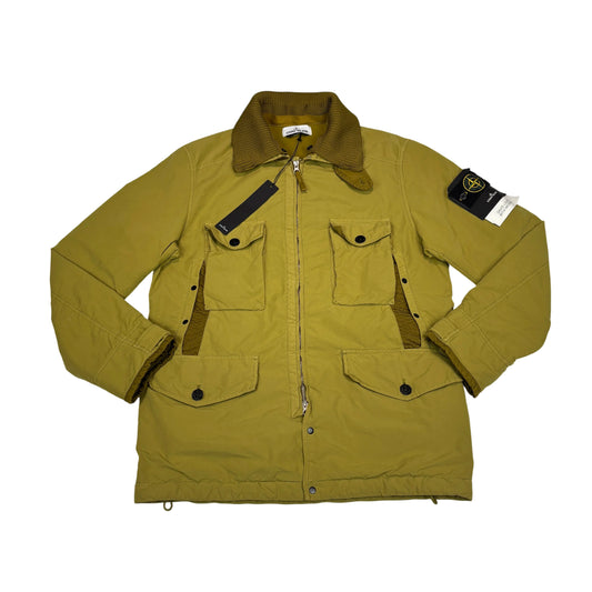 Stone Island Yellow David Light-TC with Micropile Field Jacket