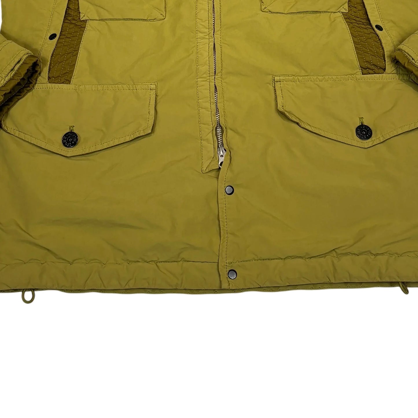 Stone Island Yellow David Light-TC with Micropile Field Jacket