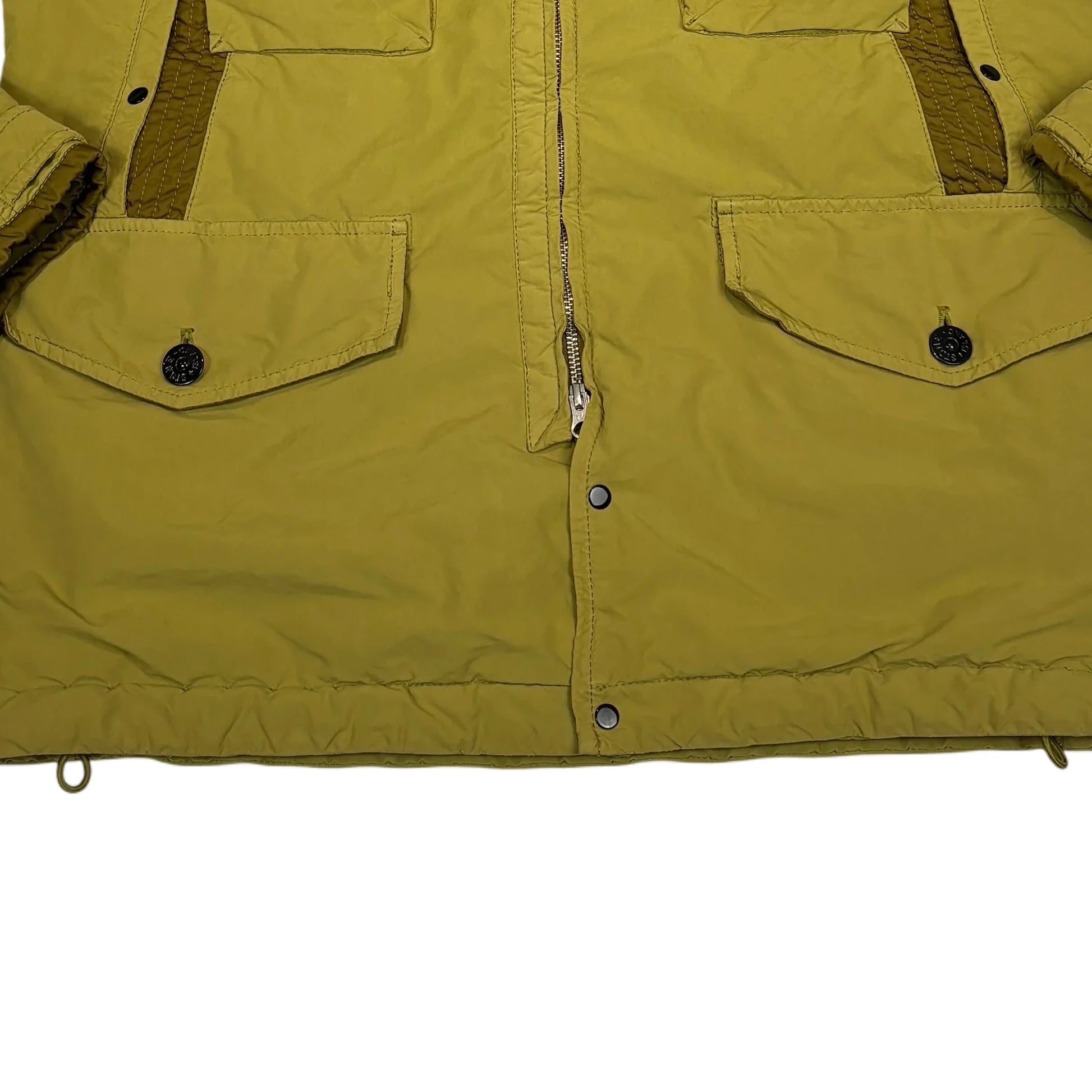 Stone Island Yellow David Light-TC with Micropile Field Jacket