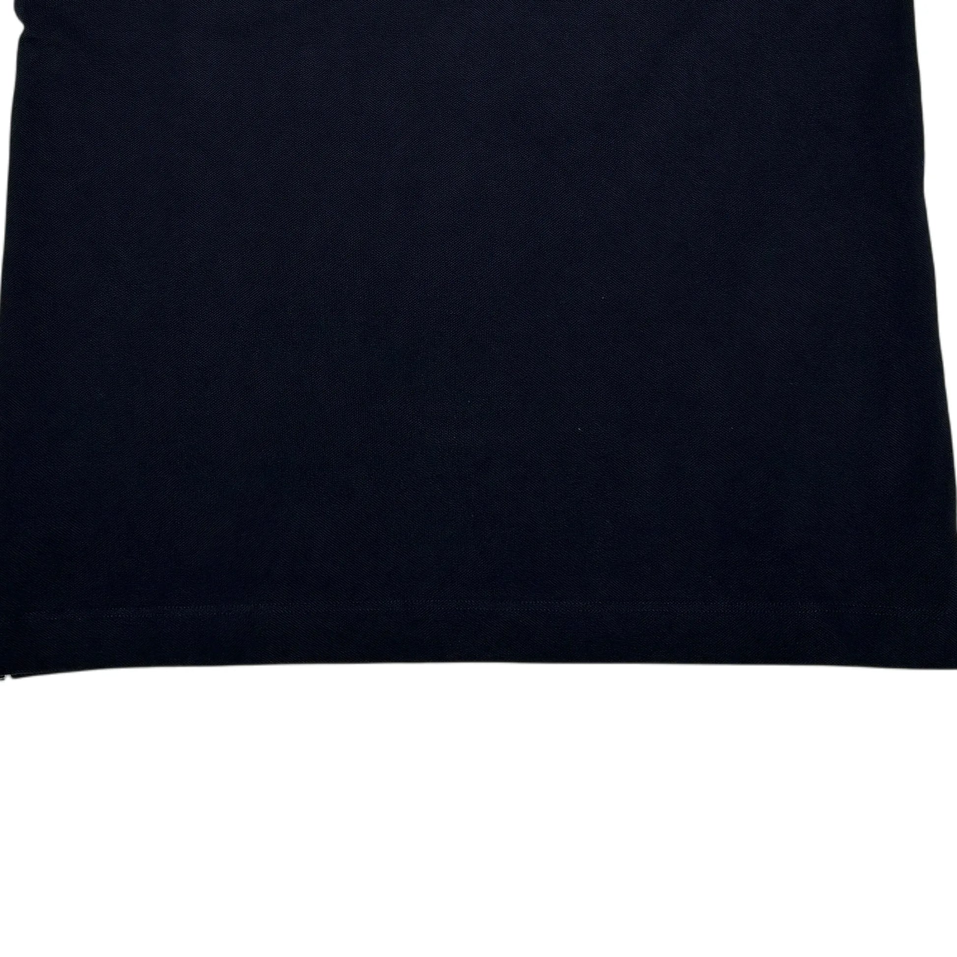 Stone Island Navy Blue Patch Logo Short Sleeve Polo Shirt