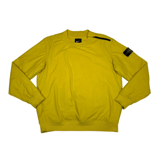 Stone Island x Nike Yellow Compass Patch Comfort Tech Sweatshirt