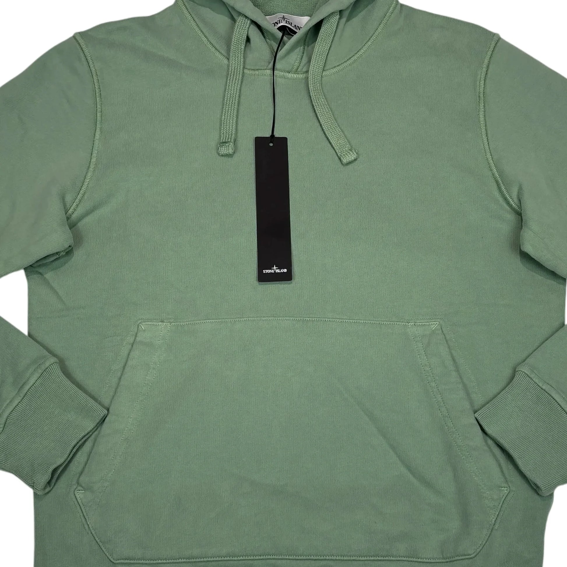 Stone Island Green Compass Patch Hoodie