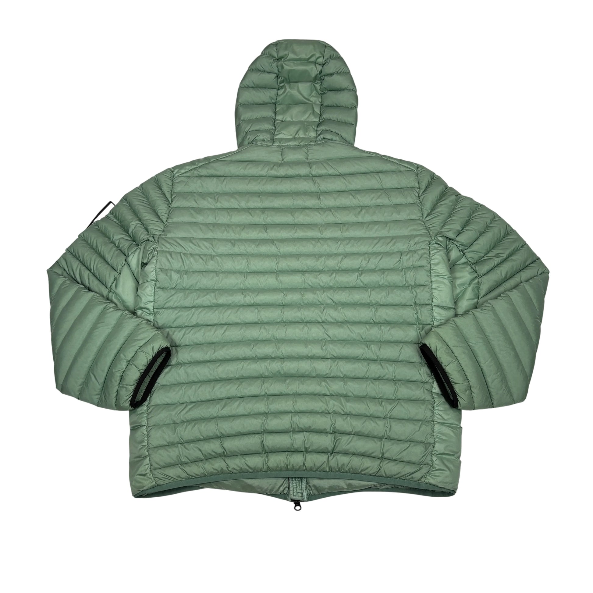 Stone Island Green Loom Woven Chambers R-Nylon Down-TC Puffer Jacket