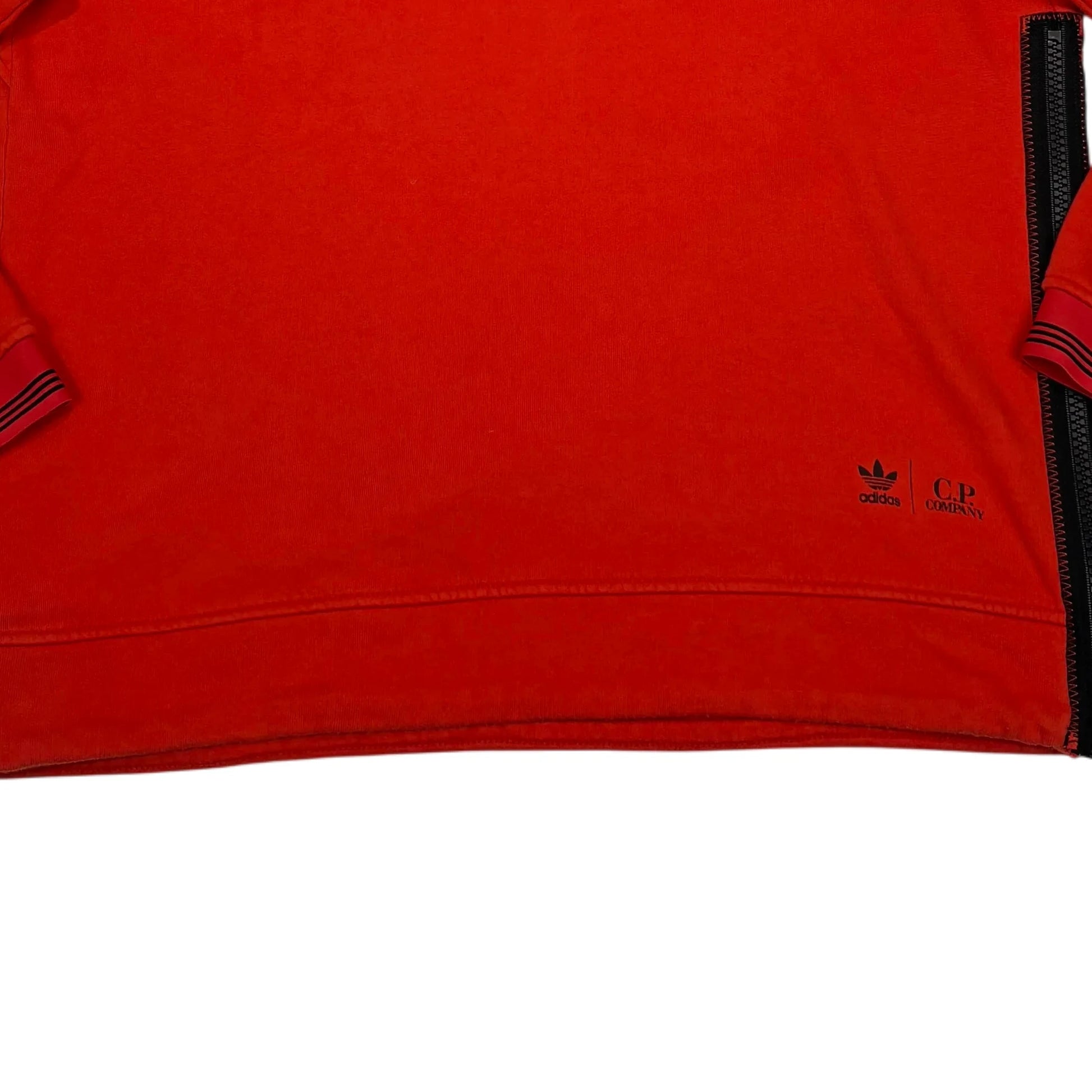 Adidas X C.p. Company Red Double Goggle Hoodie