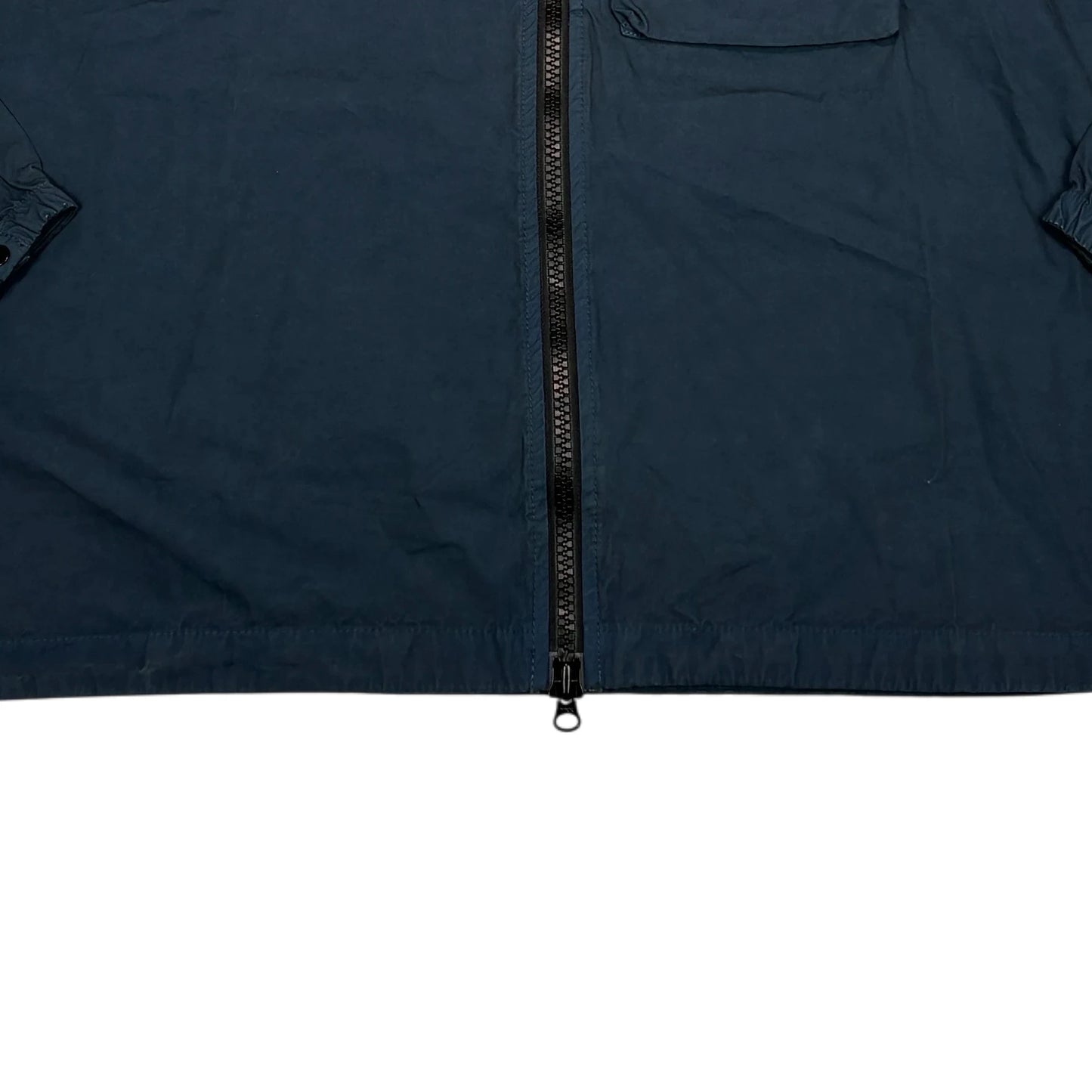 Stone Island Blue Compass Patch Overshirt Jacket