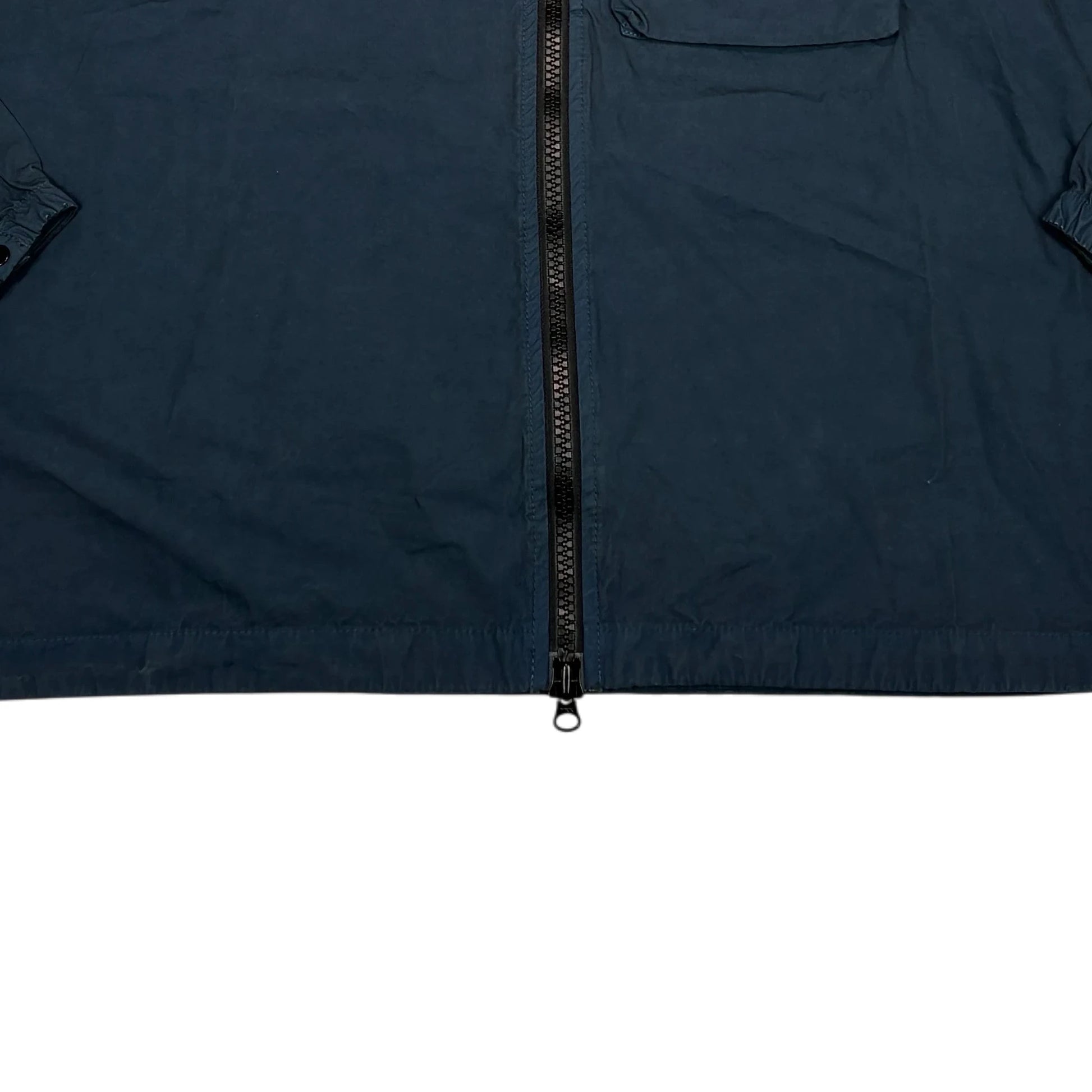 Stone Island Blue Compass Patch Overshirt Jacket
