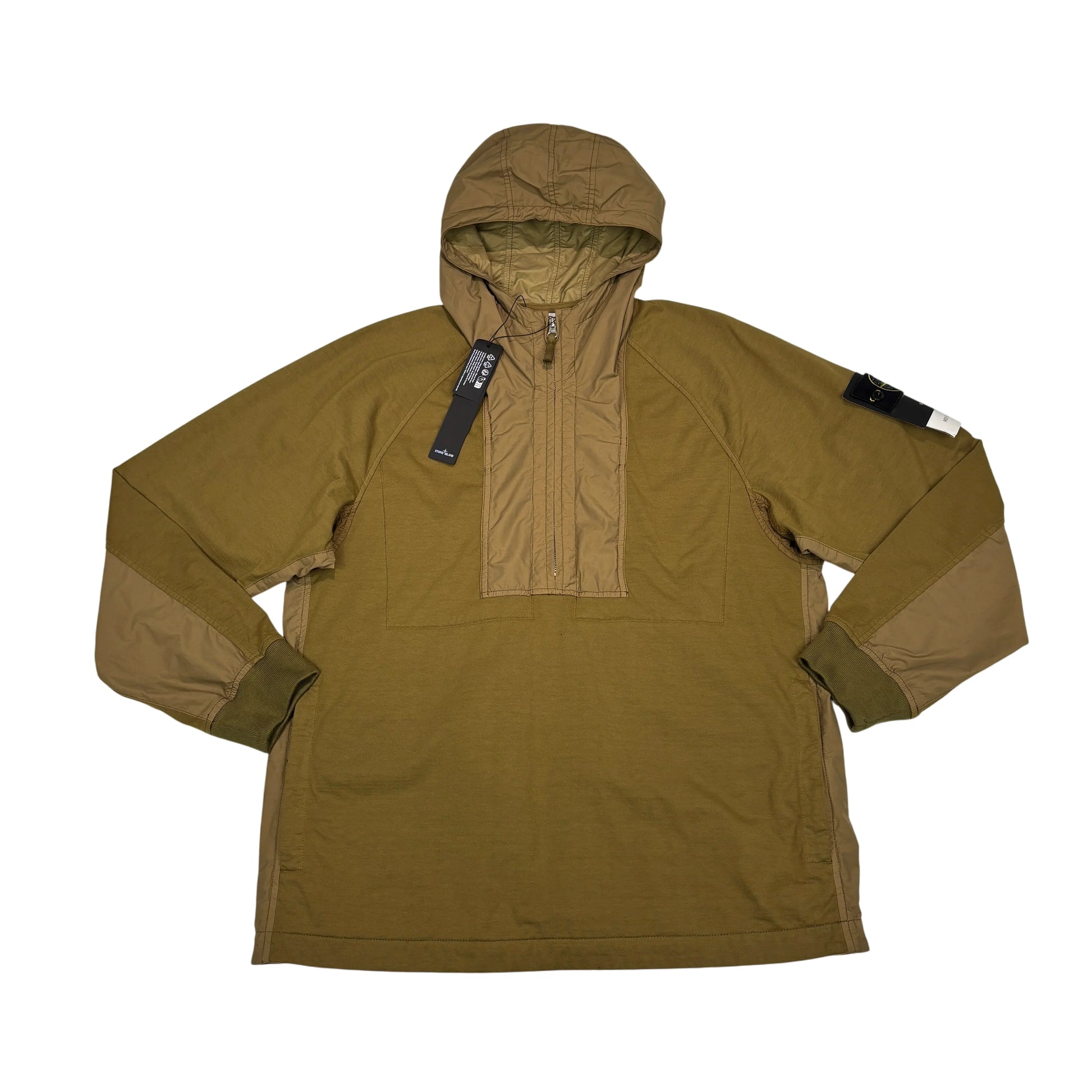C.p. Company Brown Mix Fabric Hype-TC Anorak Smock