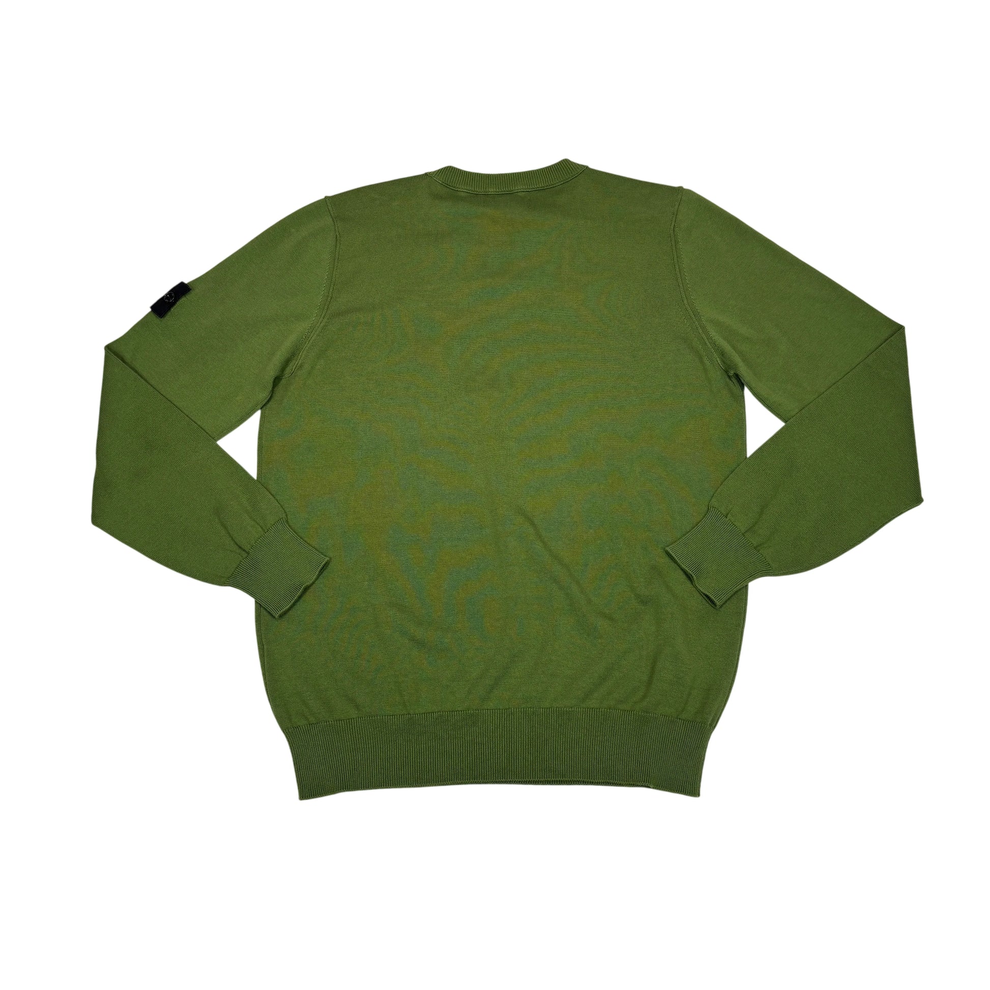 Stone Island Green Lightweight Compass Patch Jumper