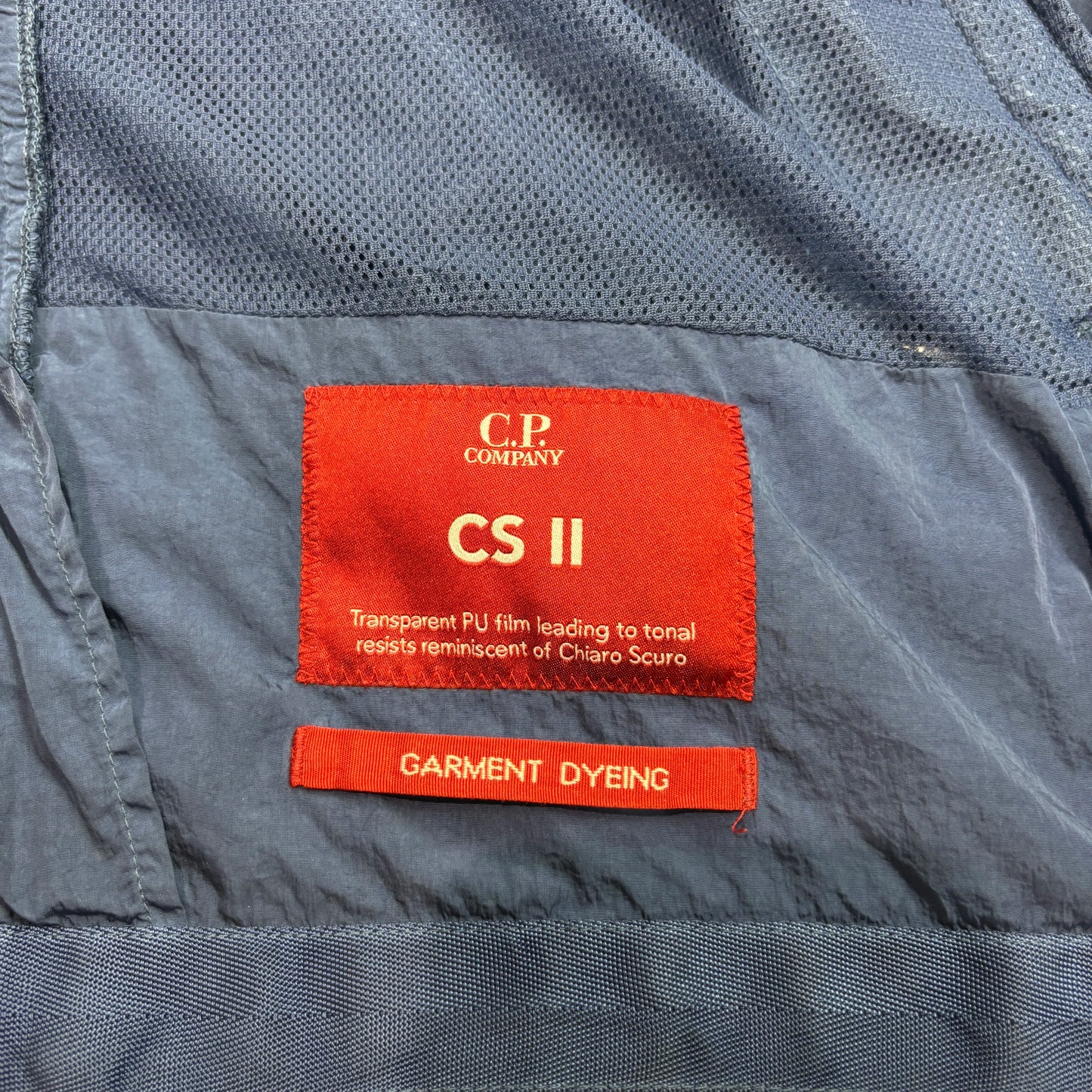 C.p. Company Blue Single Goggle CS-II Jacket