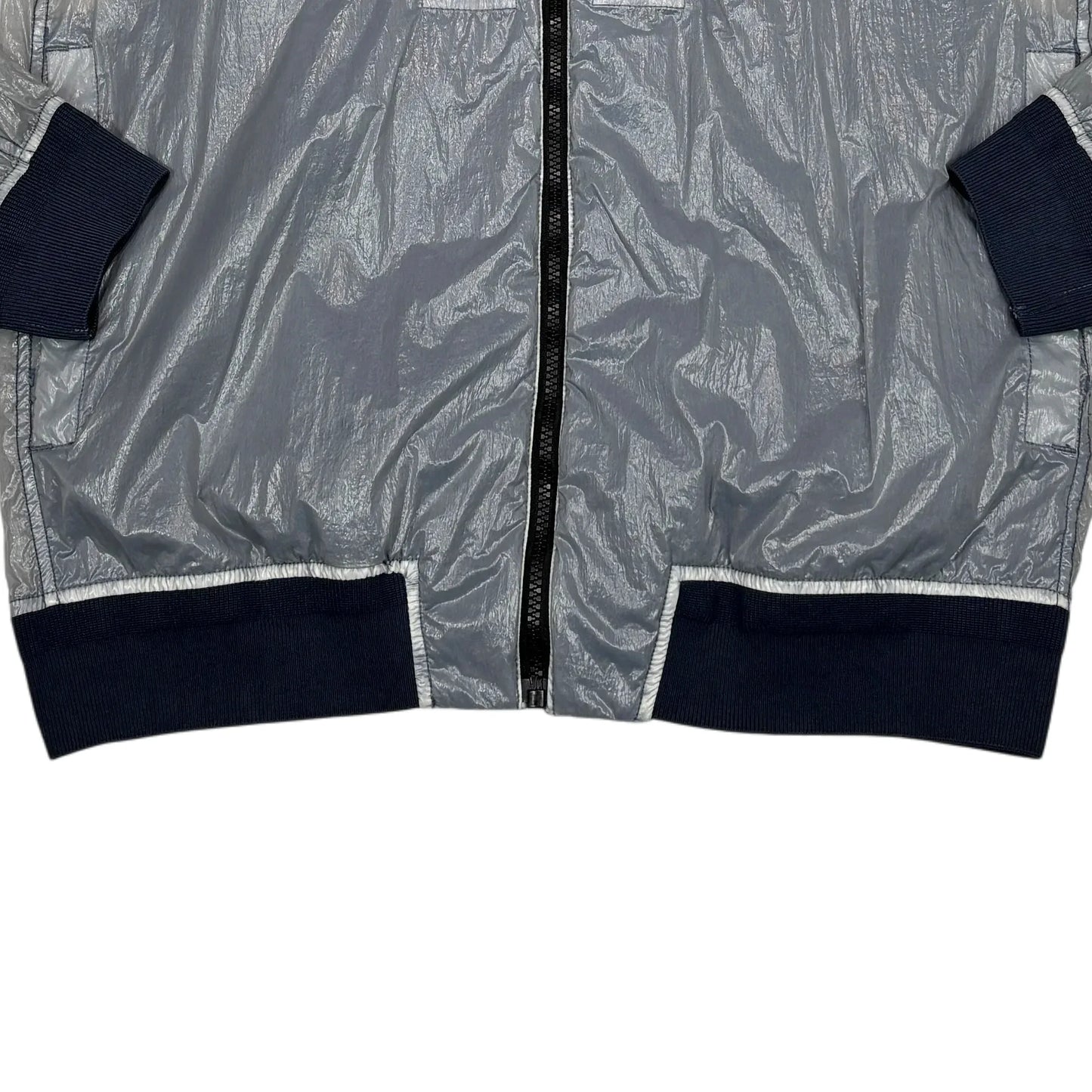 Stone Island Gray Lightweight Lucido-TC Bomber Jacket