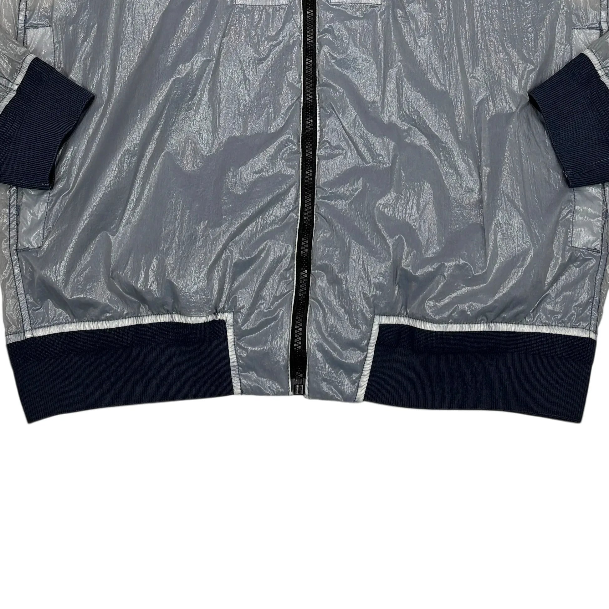 Stone Island Gray Lightweight Lucido-TC Bomber Jacket