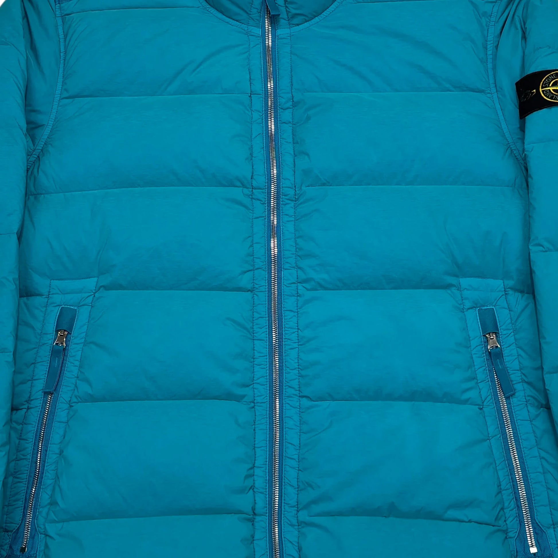 Stone Island Blue Seamless Tunnel Nylon Down-TC Puffer Jacket