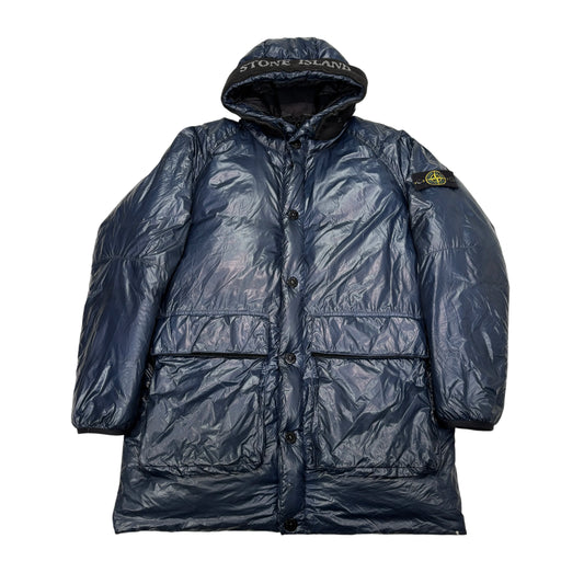 Stone Island Blue Pertex Quantum Y Down Parka Jacket