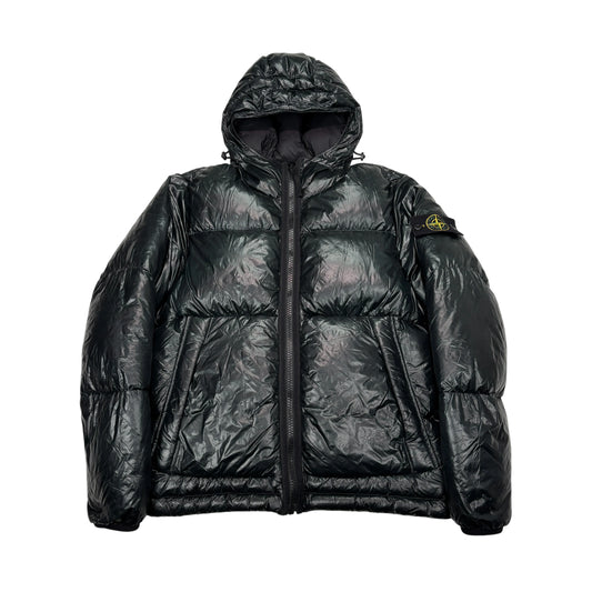 Stone Island Black Pertex Quantum Y Down Puffer Jacket