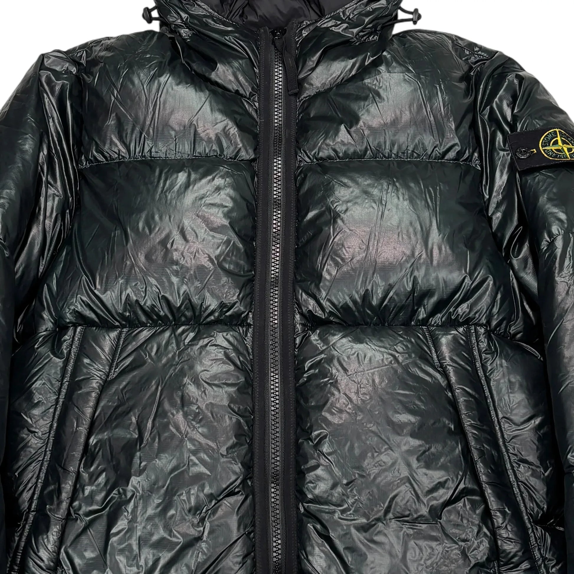 Stone Island Black Pertex Quantum Y Down Puffer Jacket