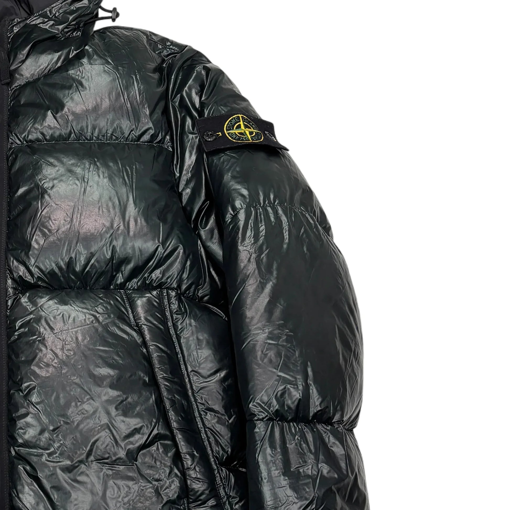 Stone Island Black Pertex Quantum Y Down Puffer Jacket