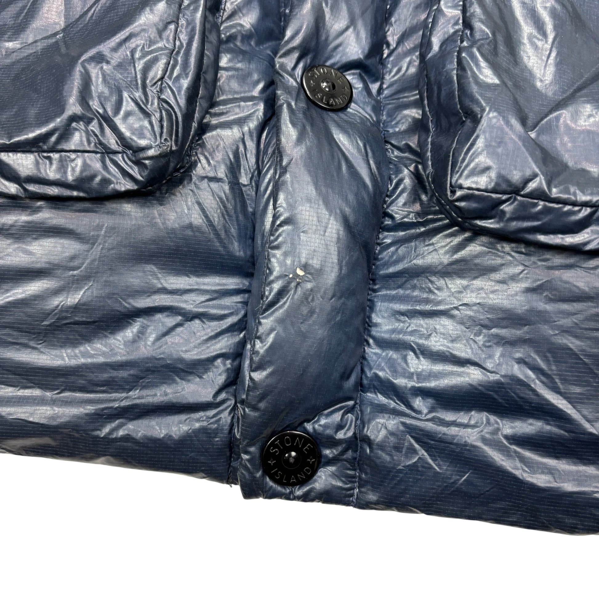 Stone Island Blue Pertex Quantum Y Down Parka Jacket