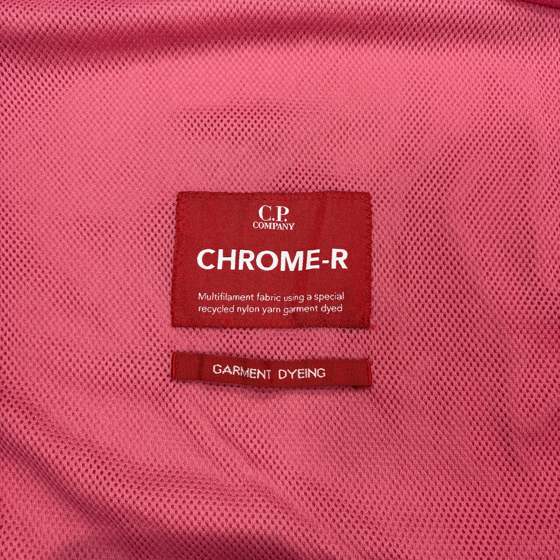 C.p. Company Pink Single Goggle Chrome-R Overshirt Jacket
